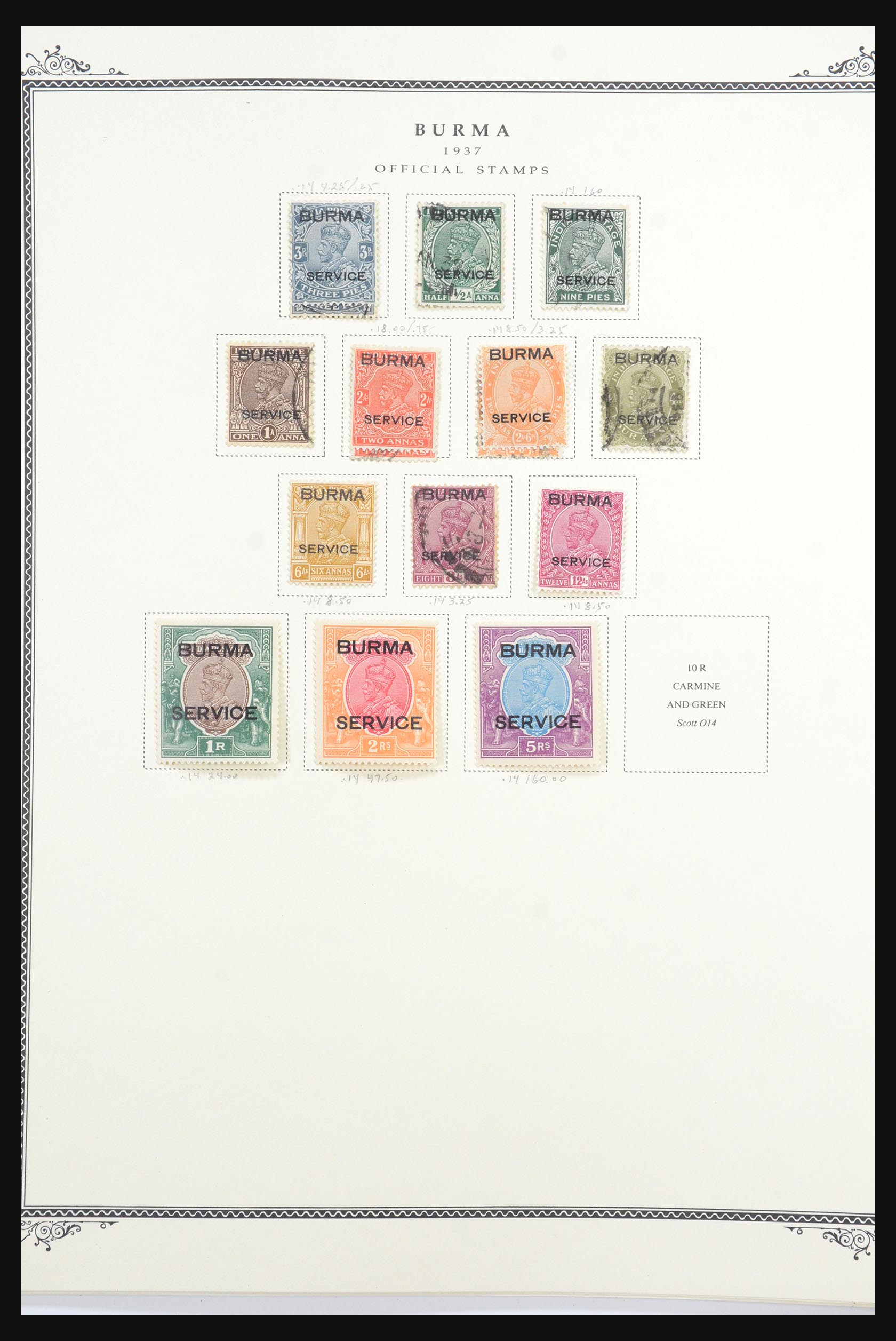 31553 023 - 31553 Burma en Ceylon 1857-1991.