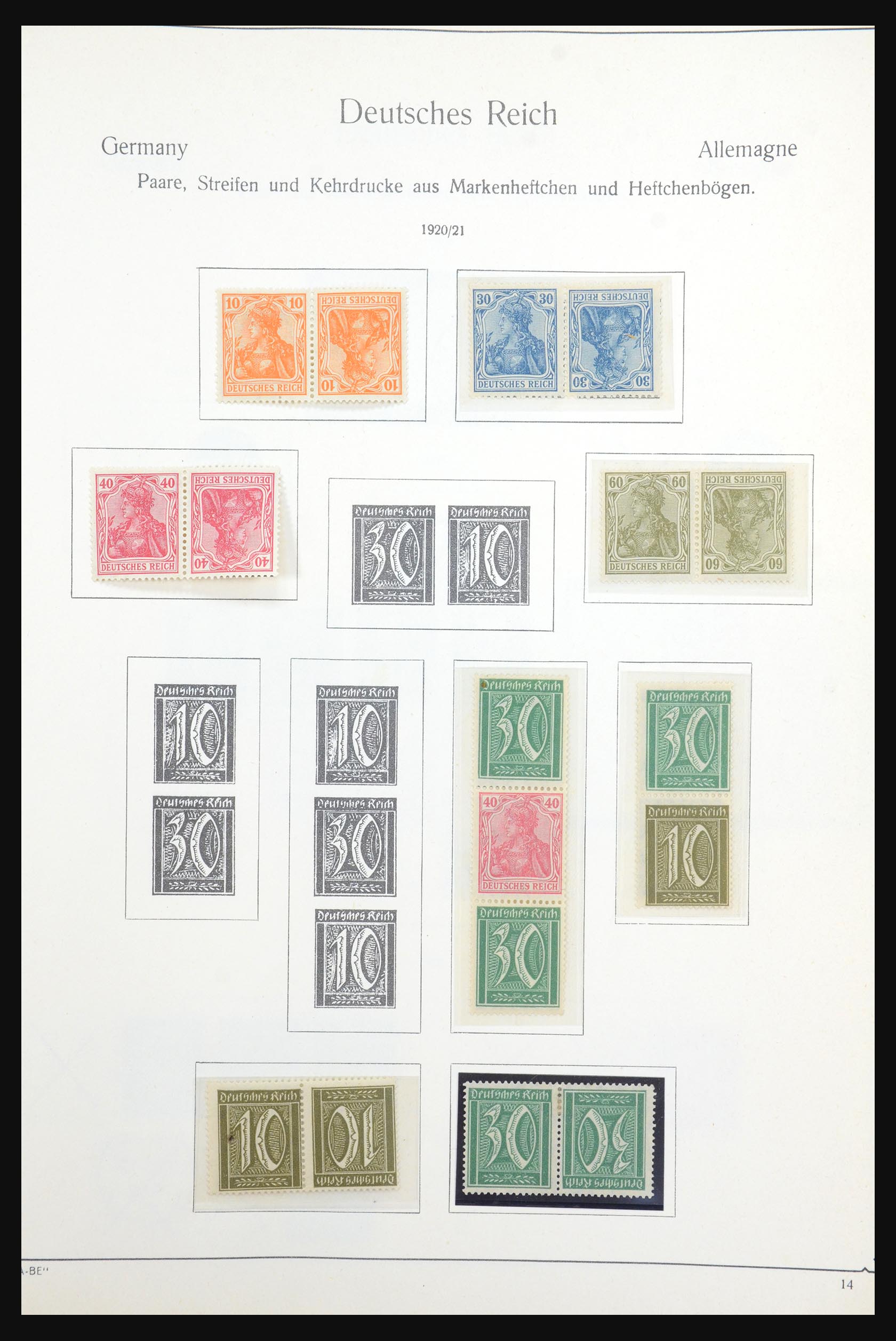 31566 007 - 31566 Duitsland combinaties 1909-1960.