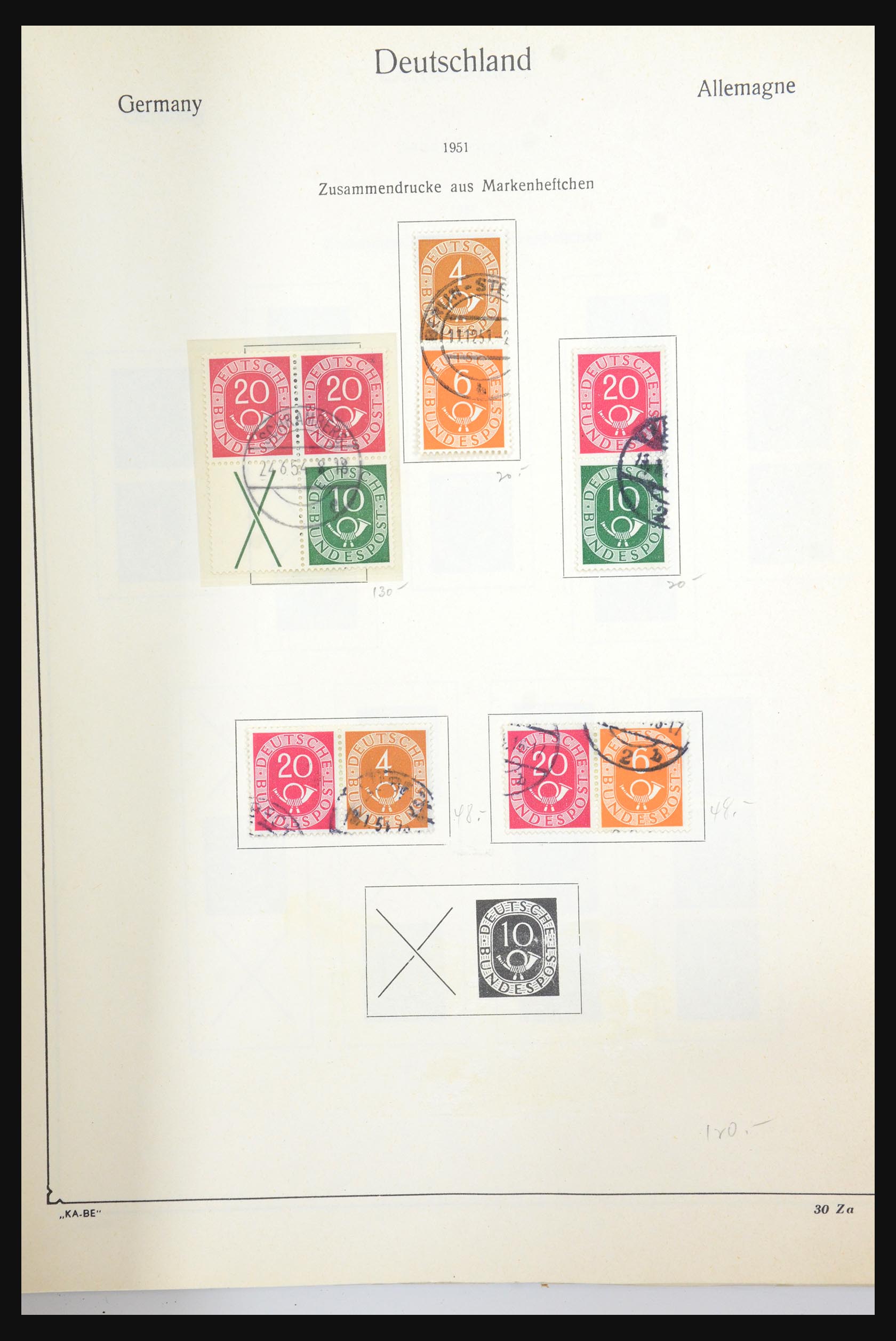 31566 066 - 31566 Germany combinations 1909-1960.
