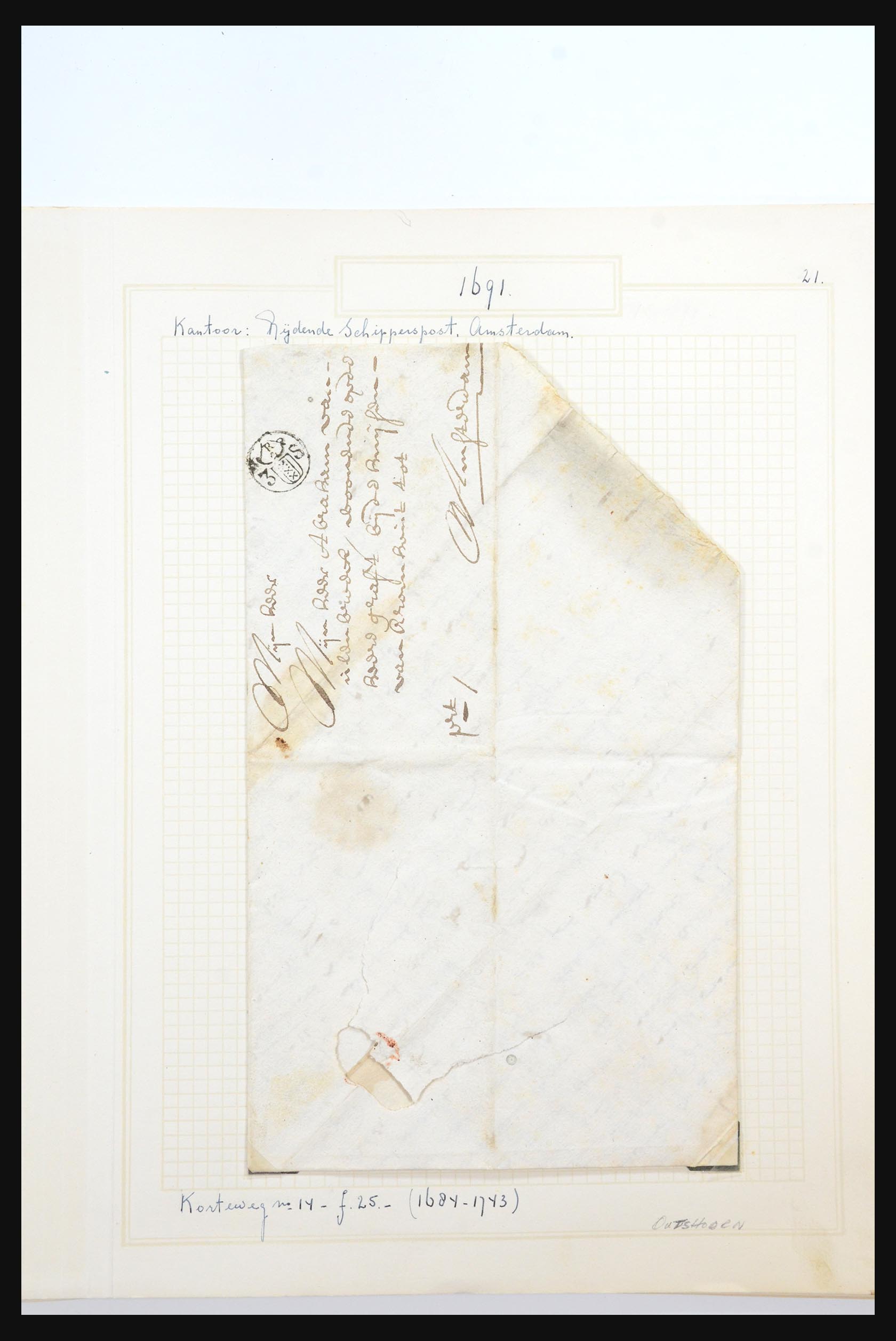 31567 002 - 31567 Nederland brieven 1687-1869.