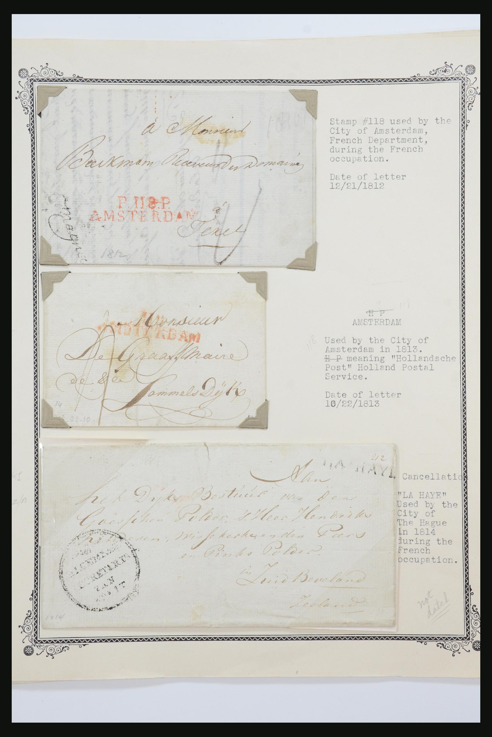 31567 007 - 31567 Nederland brieven 1687-1869.