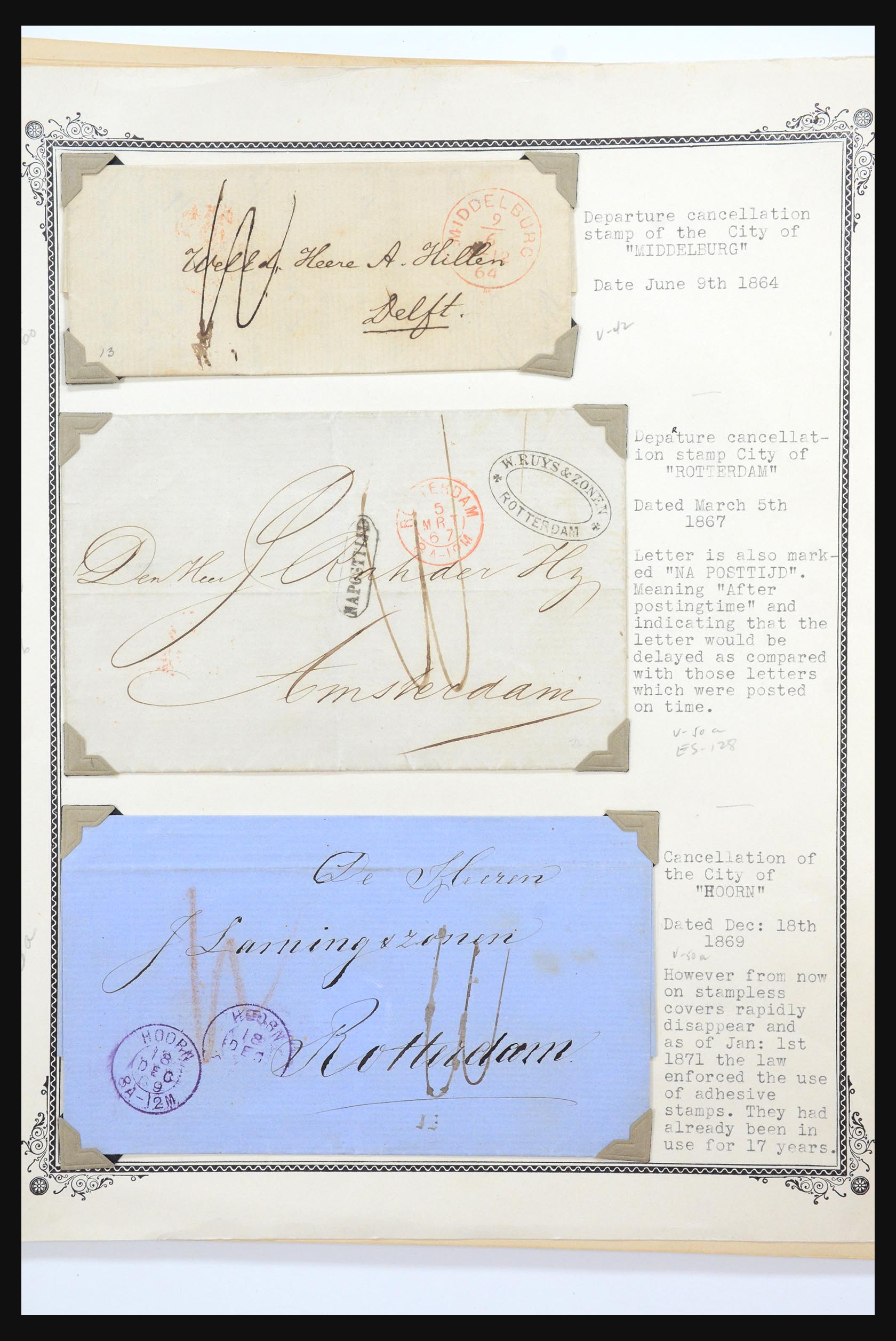 31567 027 - 31567 Netherlands covers 1687-1869.