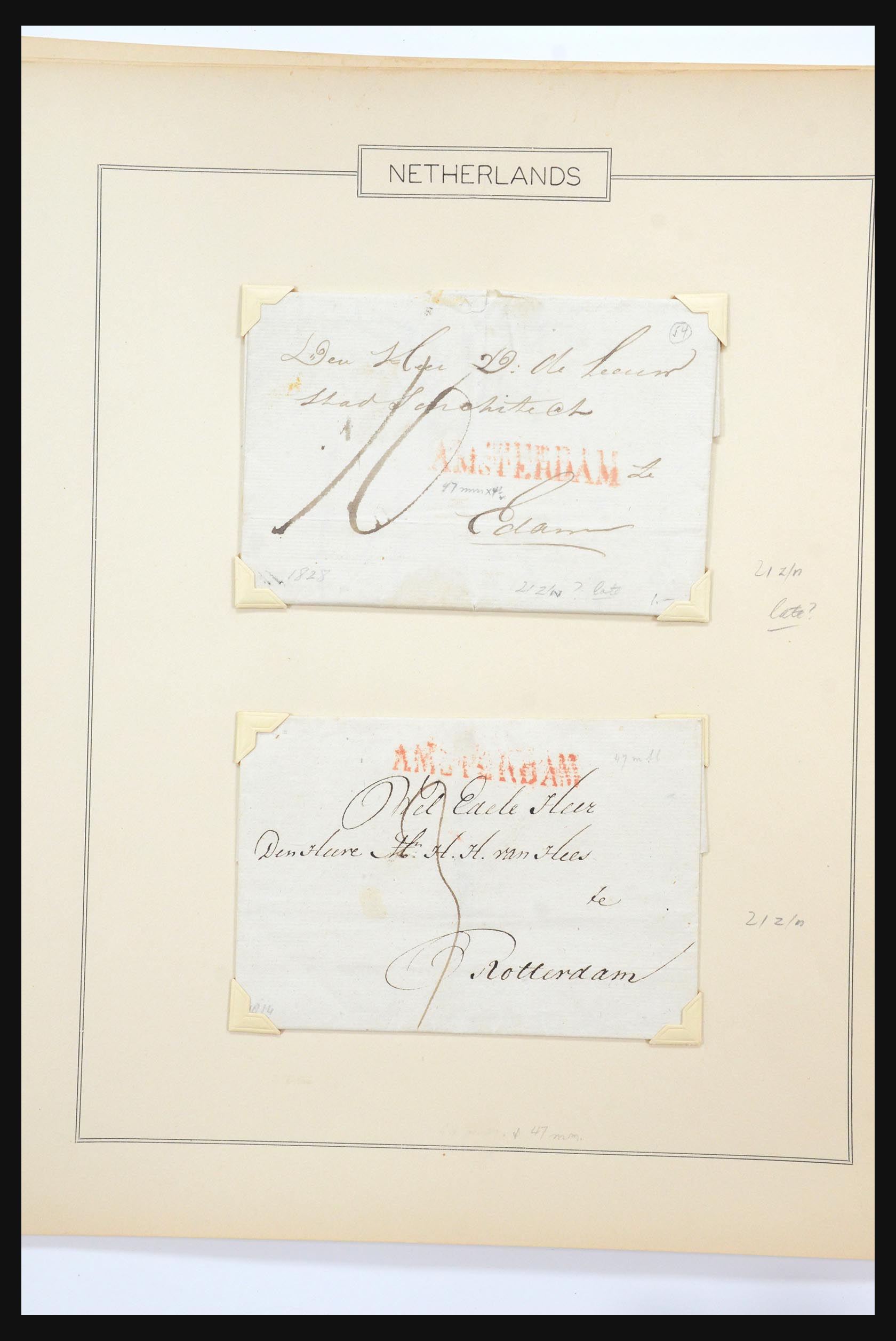 31567 030 - 31567 Nederland brieven 1687-1869.