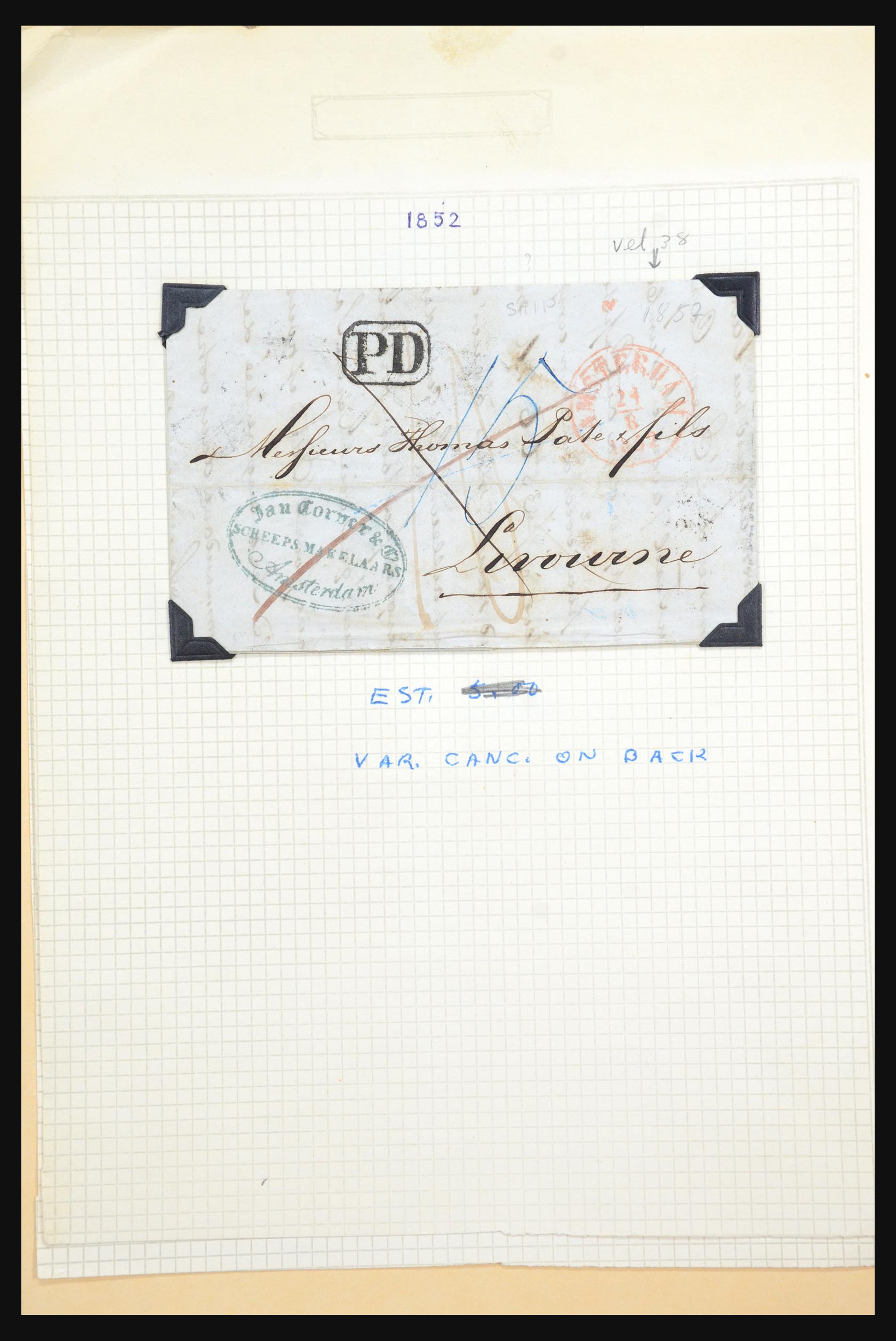 31567 037 - 31567 Nederland brieven 1687-1869.