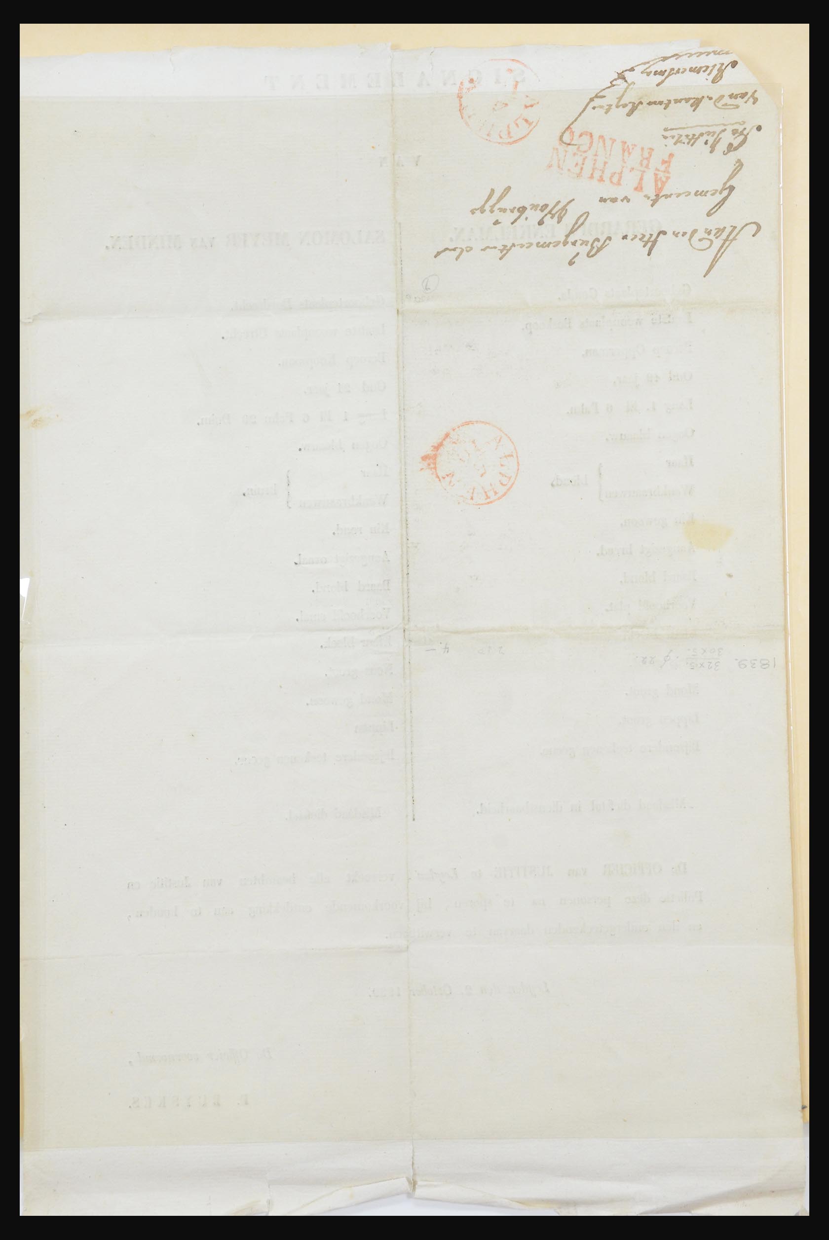 31567 042 - 31567 Nederland brieven 1687-1869.