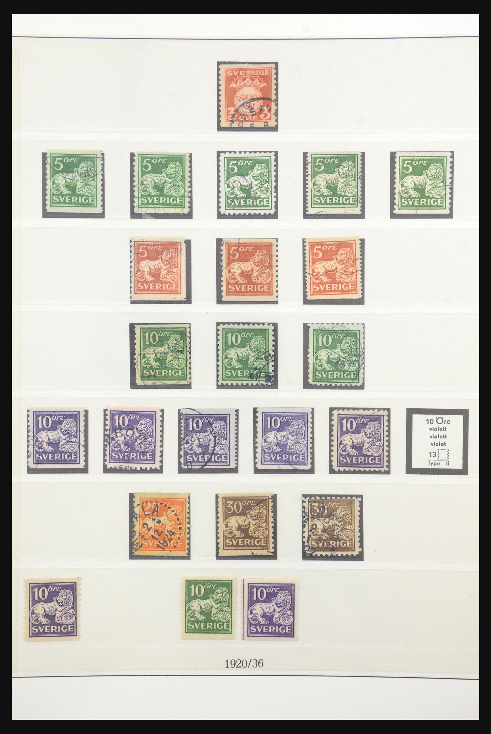 31572 011 - 31572 Zweden 1855-1984.