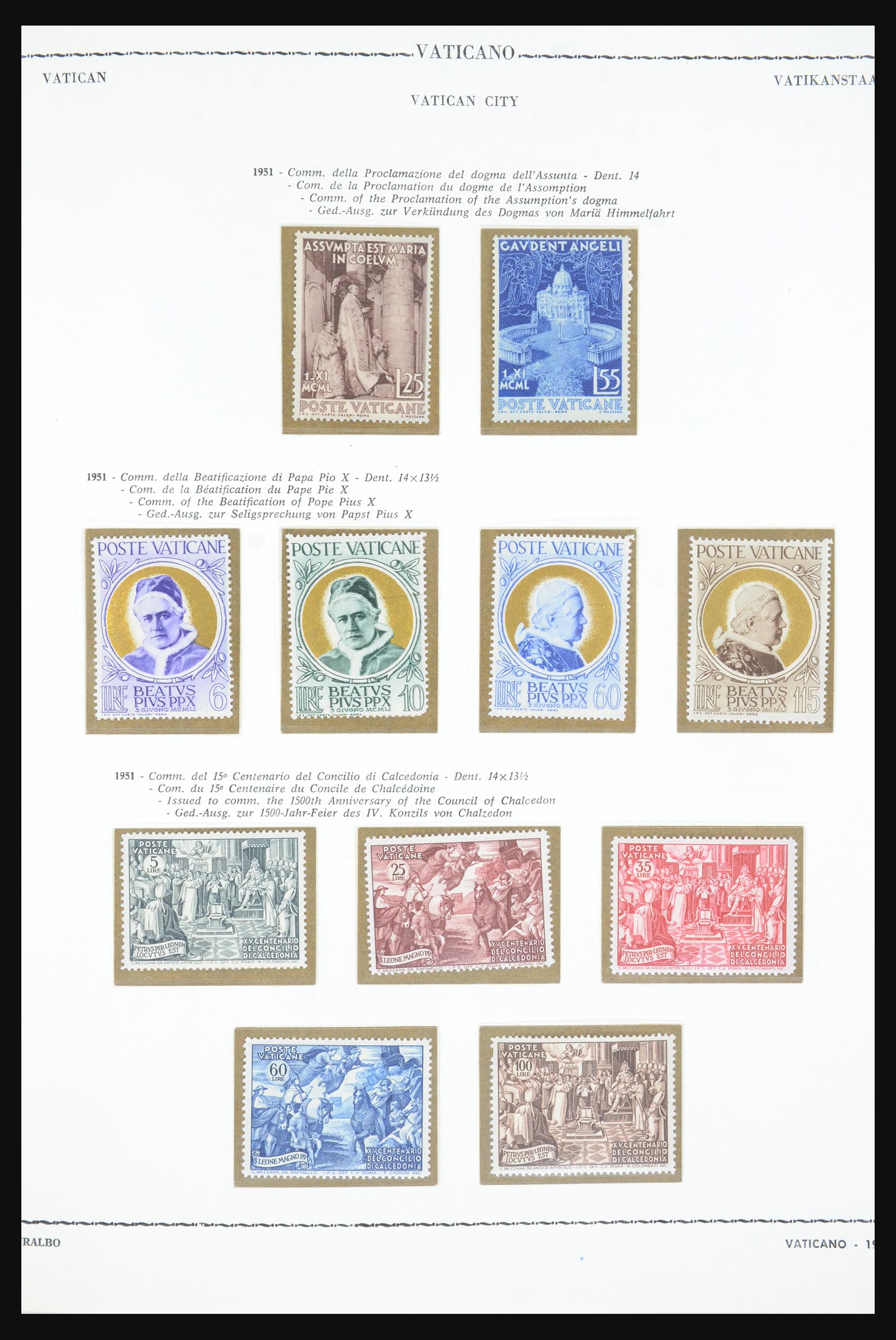 31574 013 - 31574 Vatican 1929-1972.