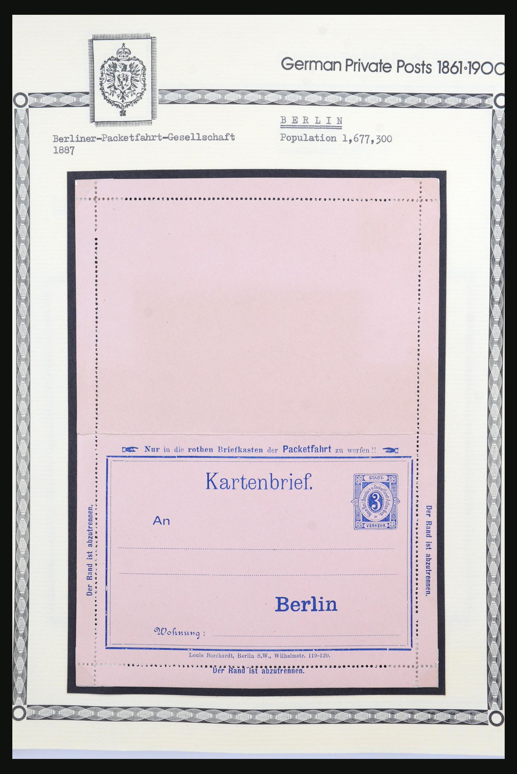 31578 016 - 31578 Duitsland lokaalpost 1861-1900.