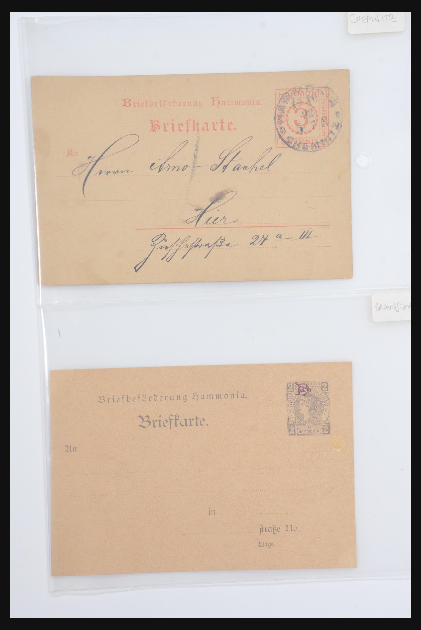 31578 284 - 31578 Duitsland lokaalpost 1861-1900.