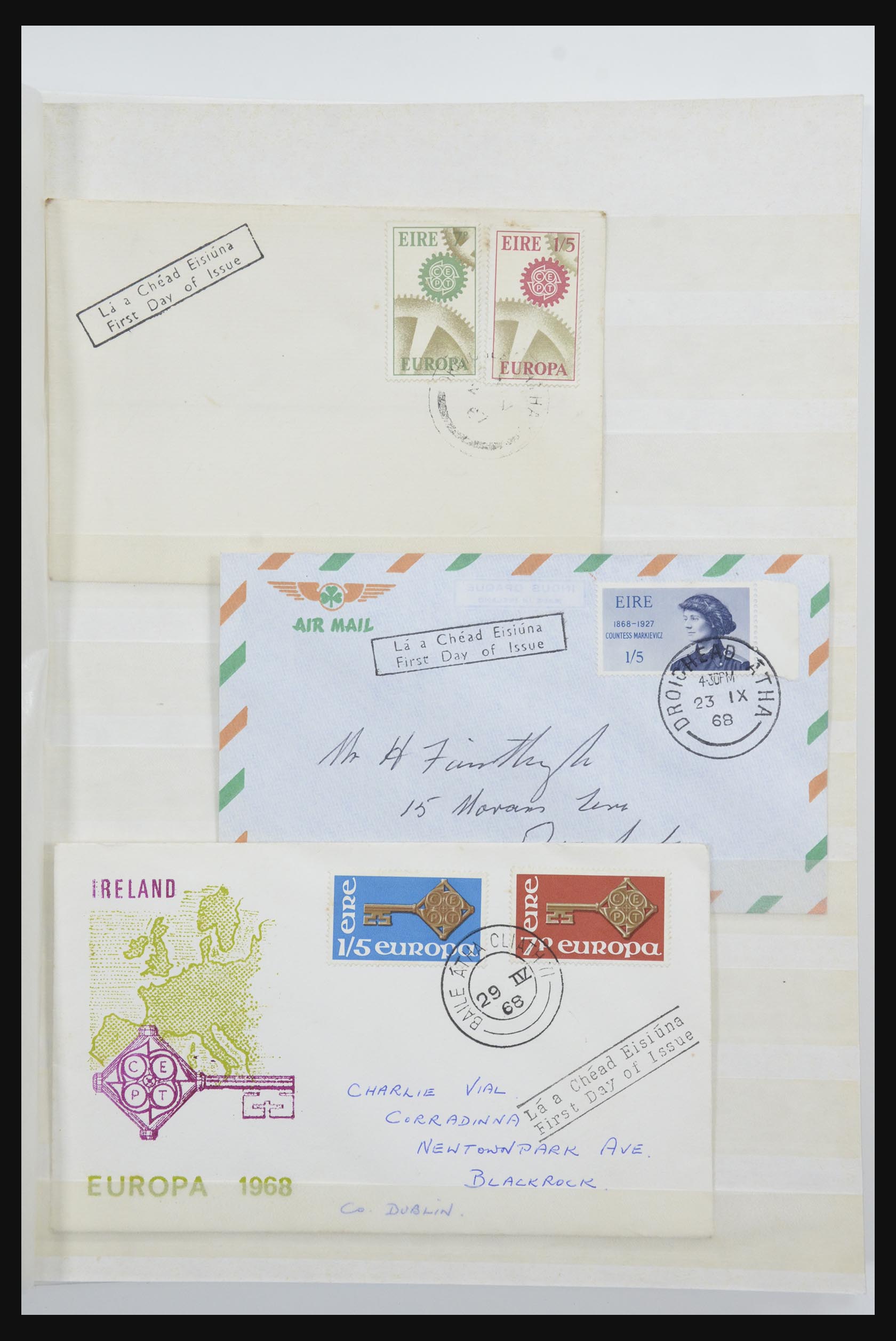 31579 019 - 31579 Ireland covers and FDC's 1860-1975.