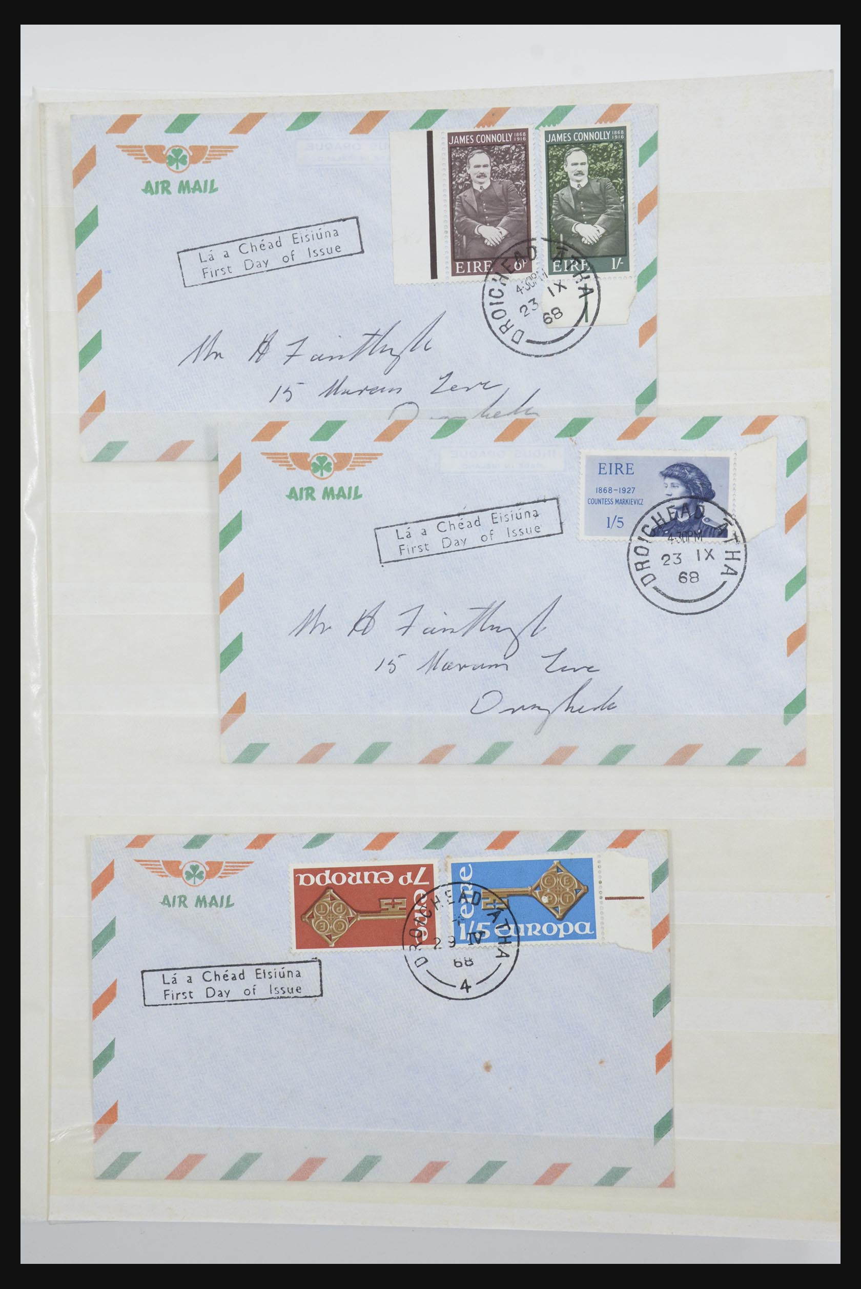31579 021 - 31579 Ireland covers and FDC's 1860-1975.