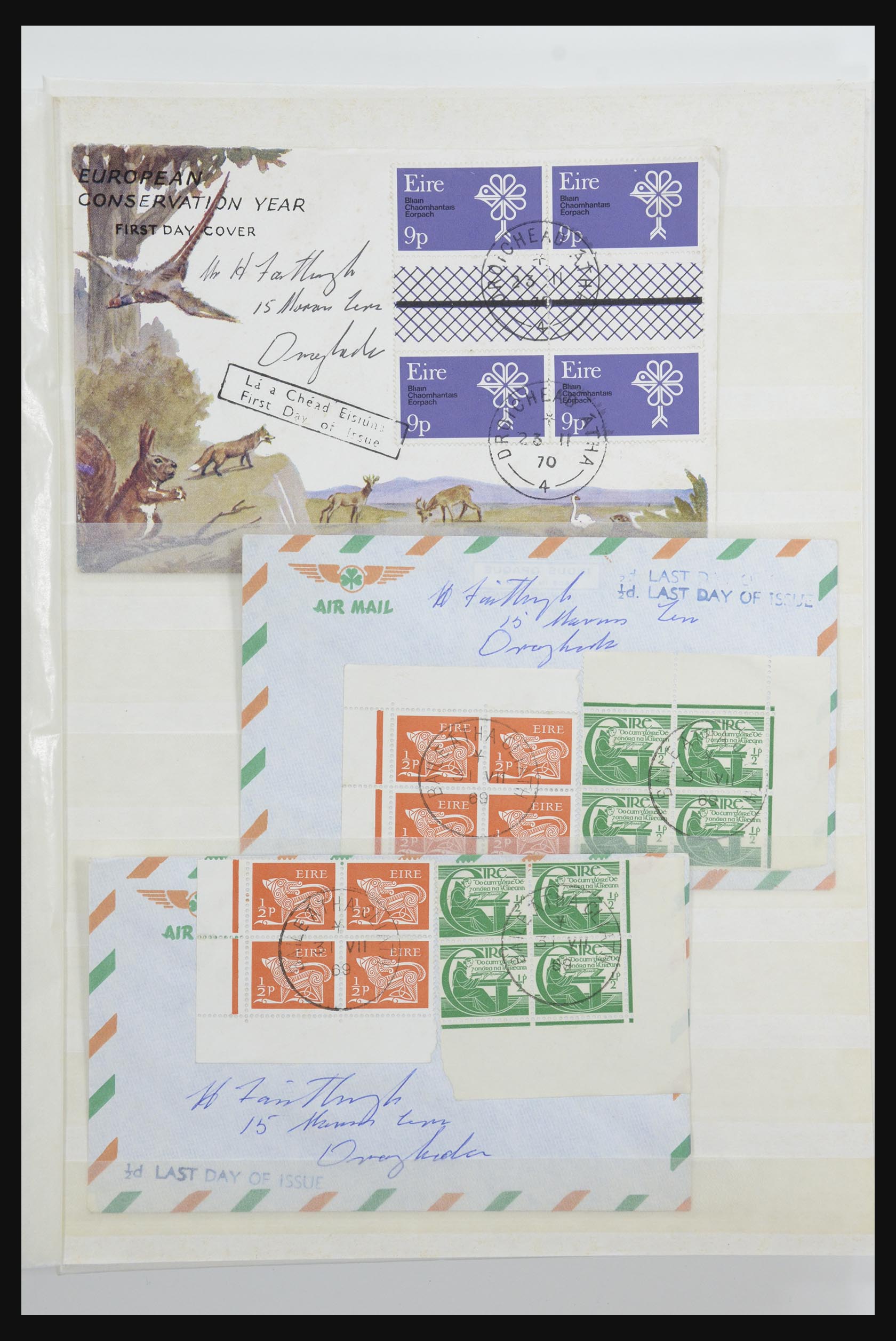 31579 025 - 31579 Ierland brieven en FDC's 1860-1975.