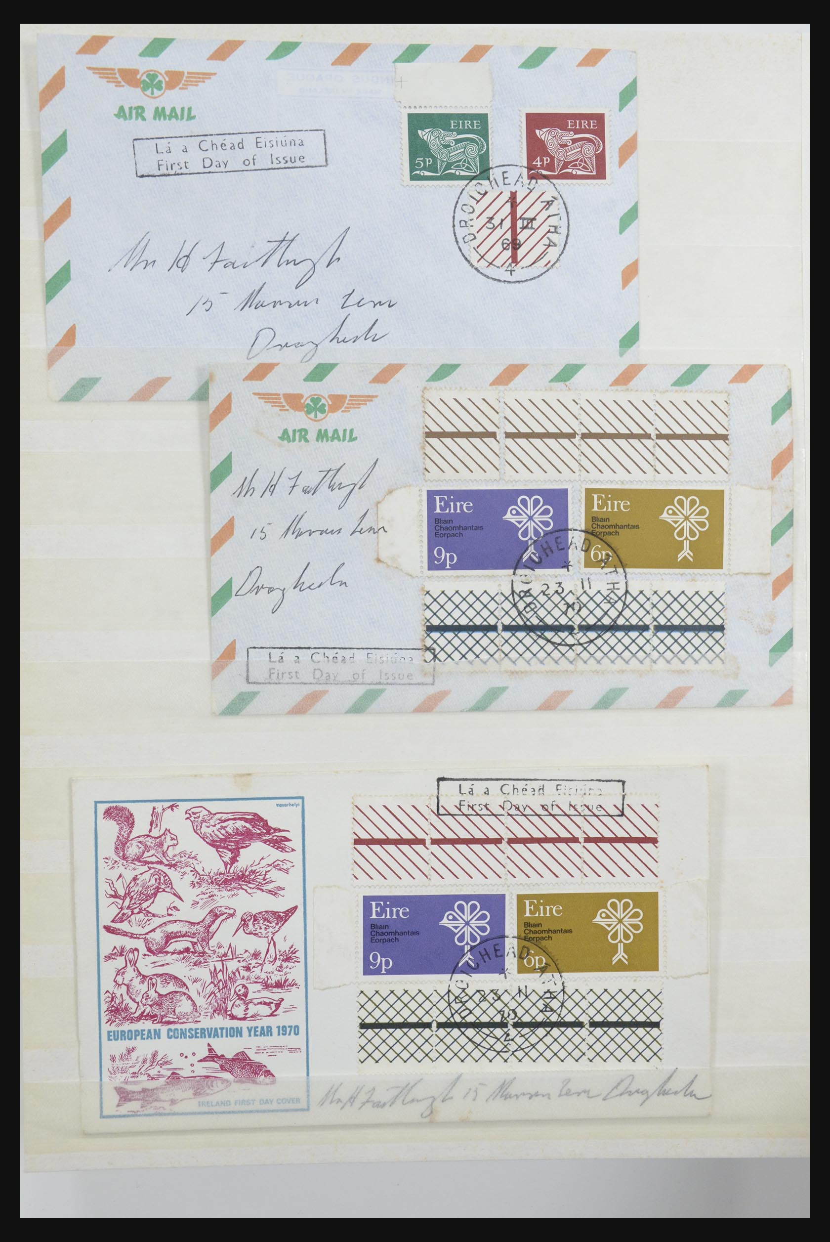 31579 026 - 31579 Ierland brieven en FDC's 1860-1975.
