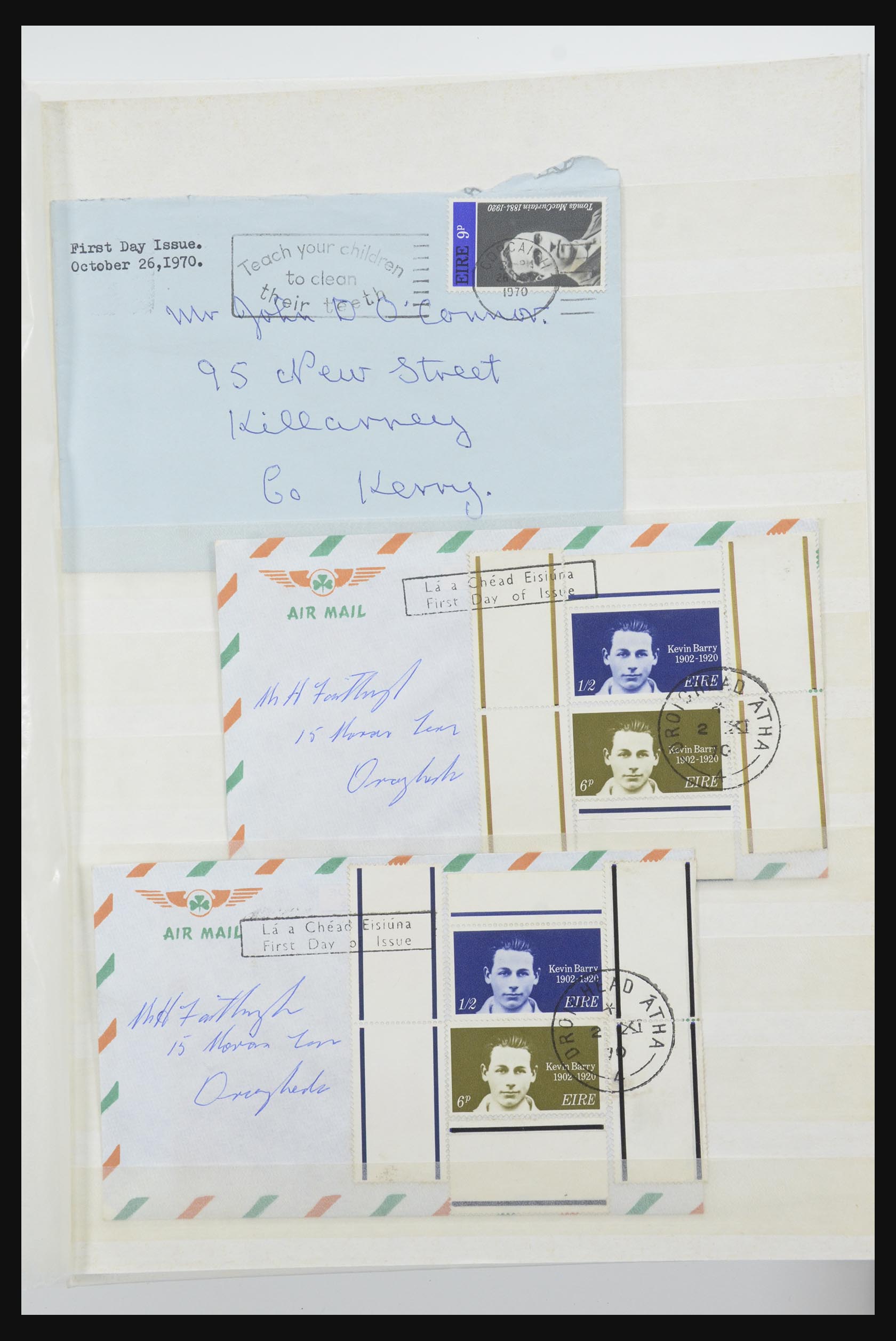 31579 027 - 31579 Ireland covers and FDC's 1860-1975.
