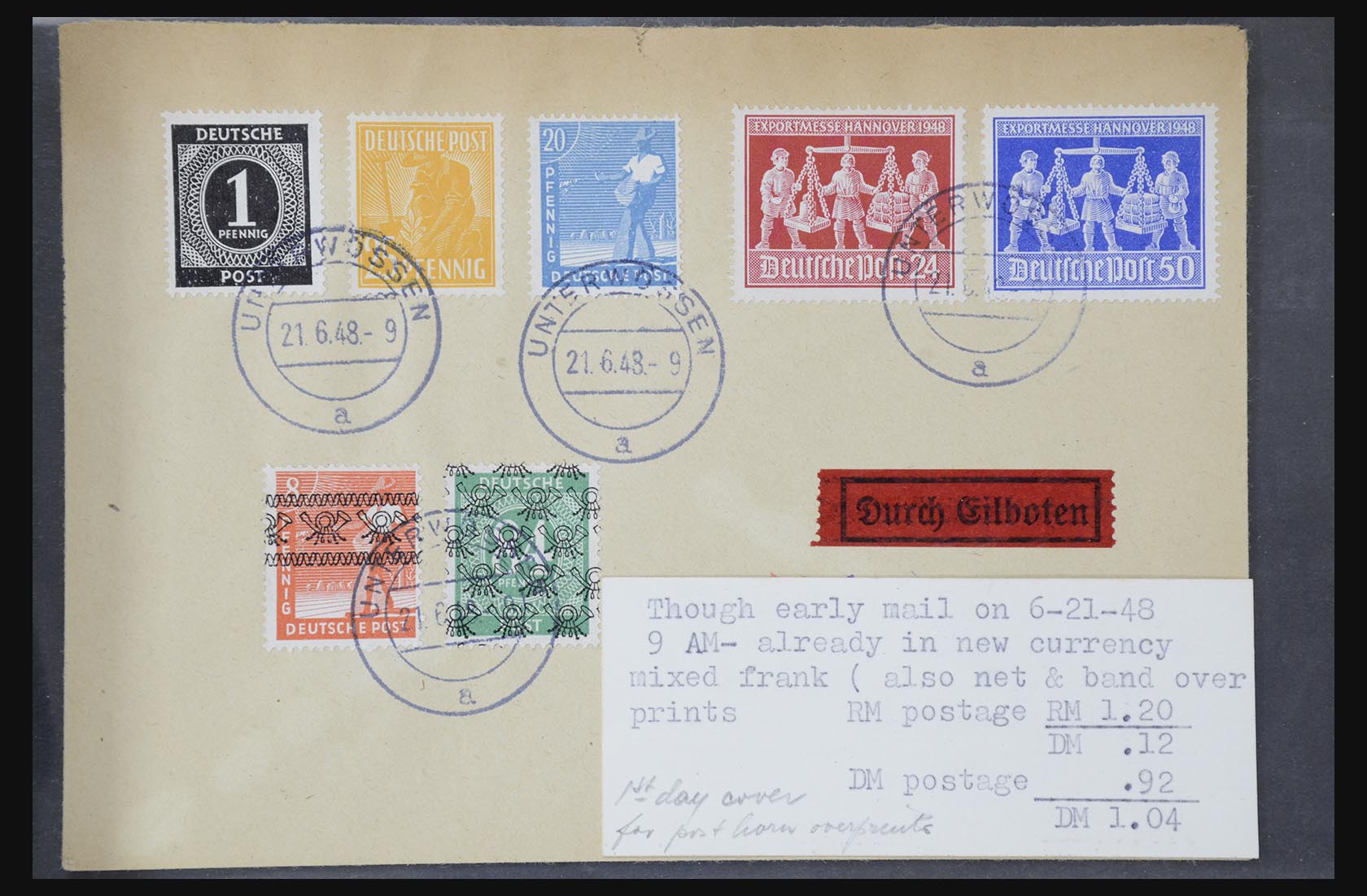 31581 006 - 31581 Germany covers and FDC's 1945-1981.