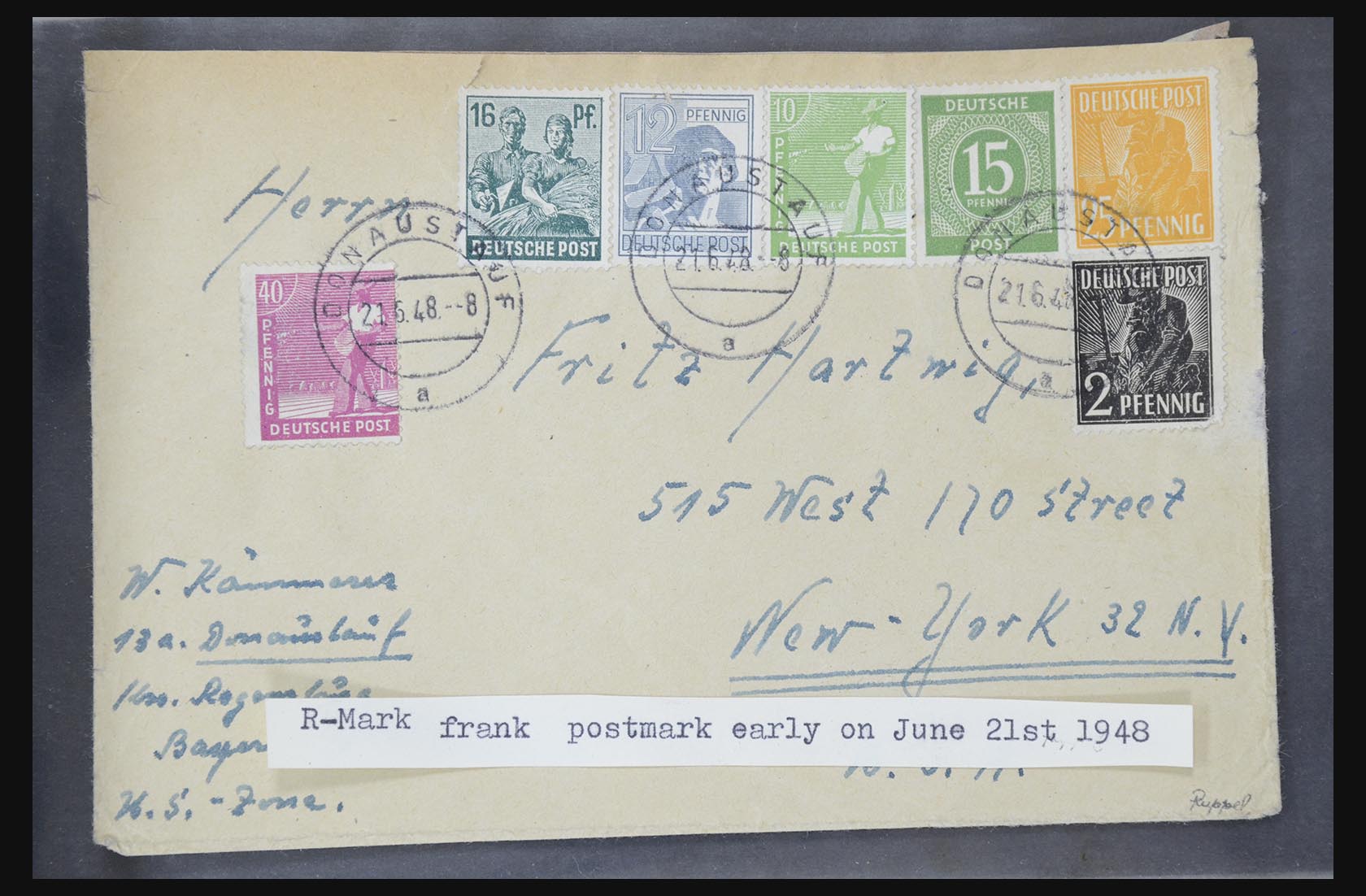 31581 008 - 31581 Germany covers and FDC's 1945-1981.
