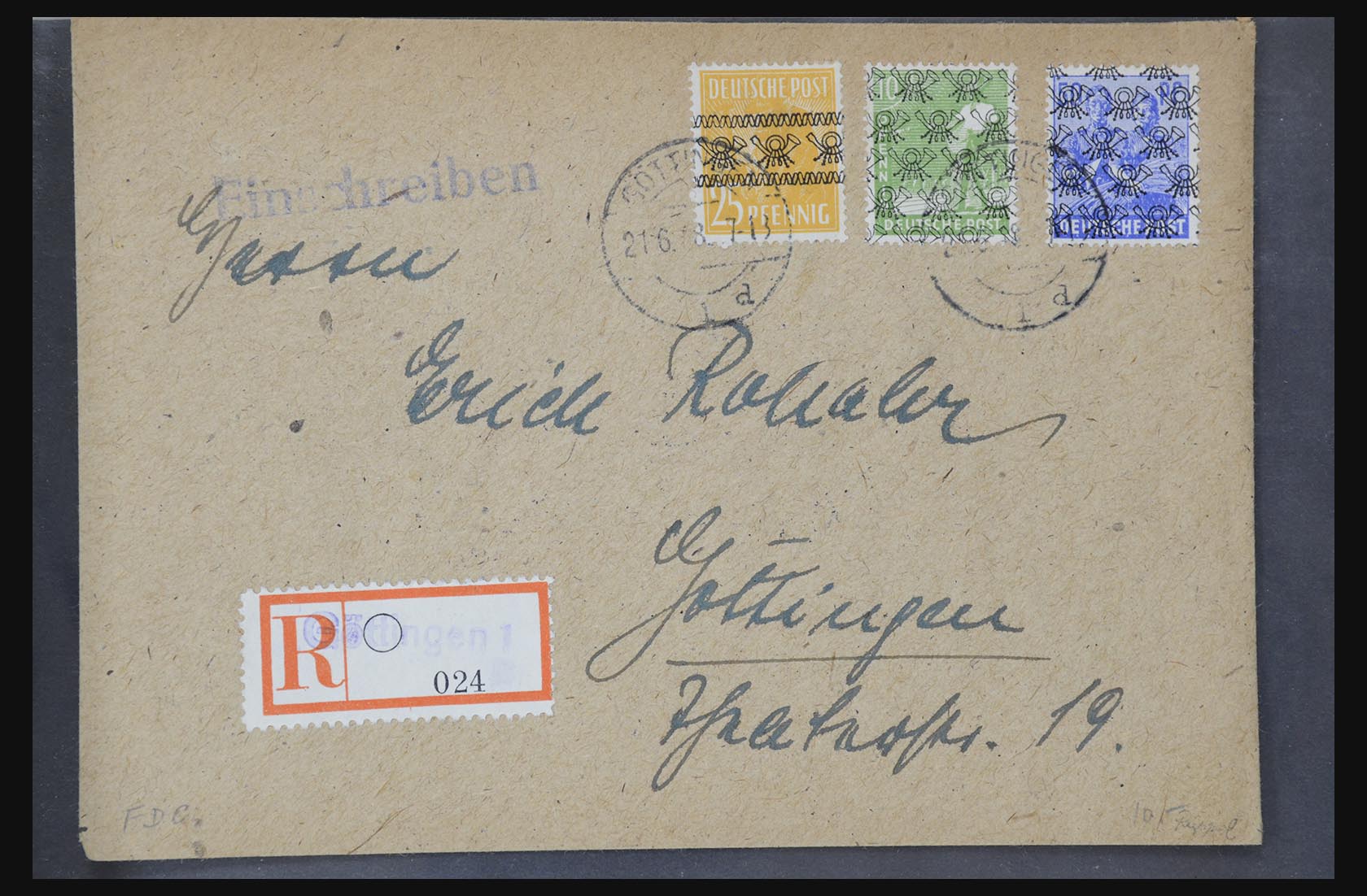 31581 010 - 31581 Duitsland brieven en FDC's 1945-1981.