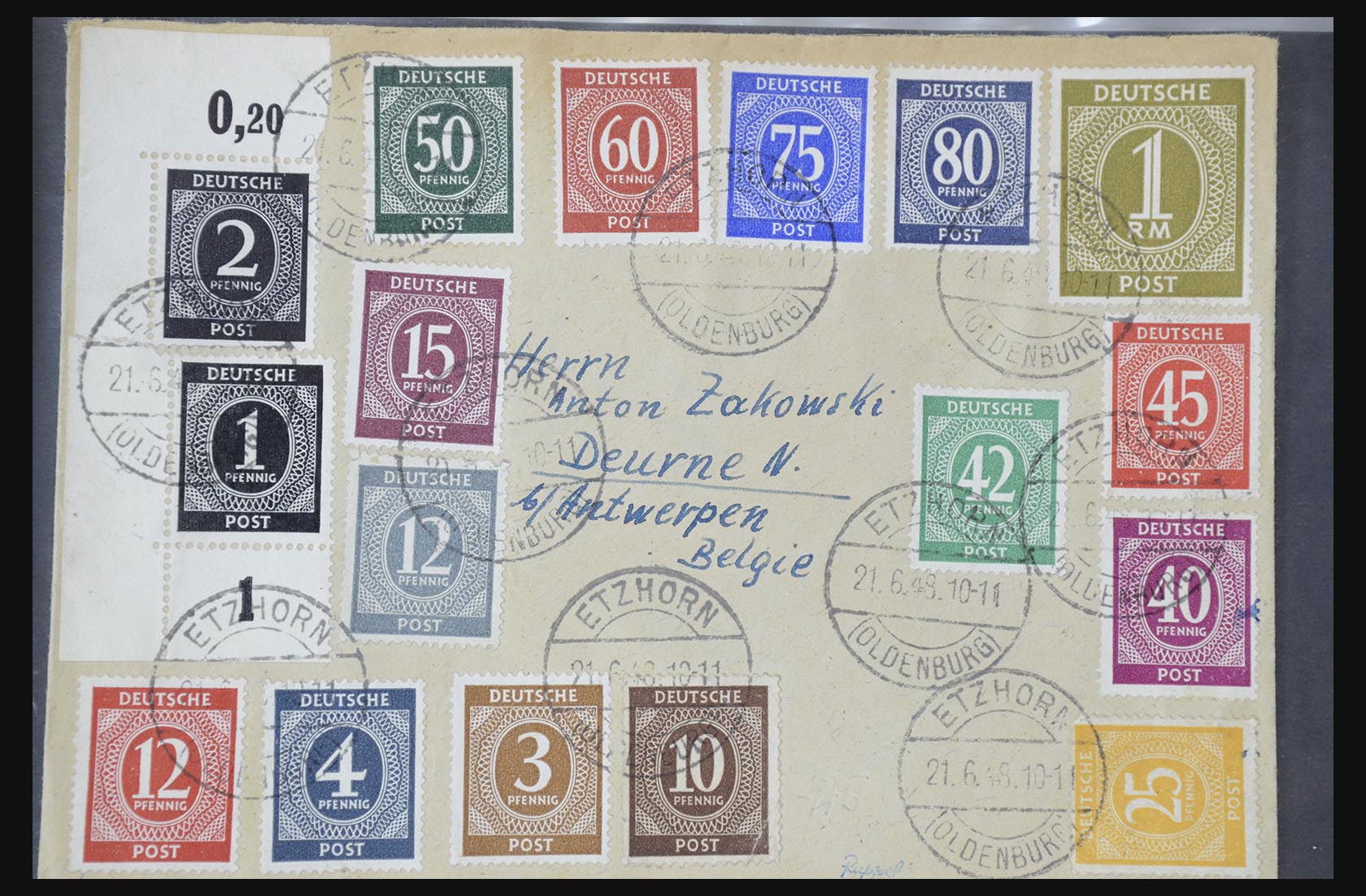 31581 013 - 31581 Duitsland brieven en FDC's 1945-1981.