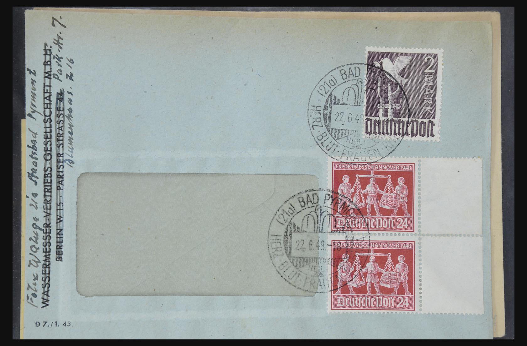 31581 015 - 31581 Duitsland brieven en FDC's 1945-1981.