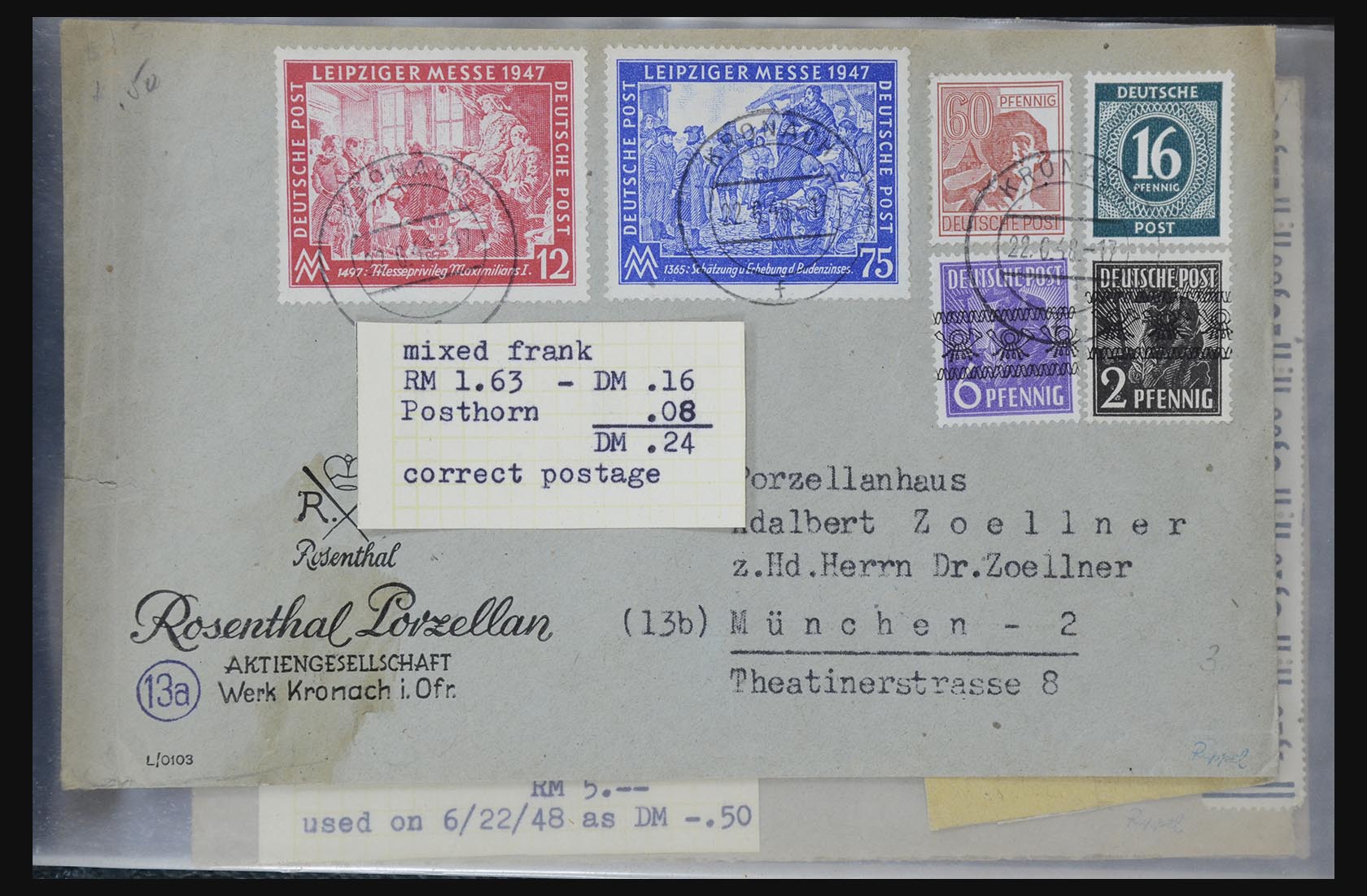 31581 017 - 31581 Germany covers and FDC's 1945-1981.