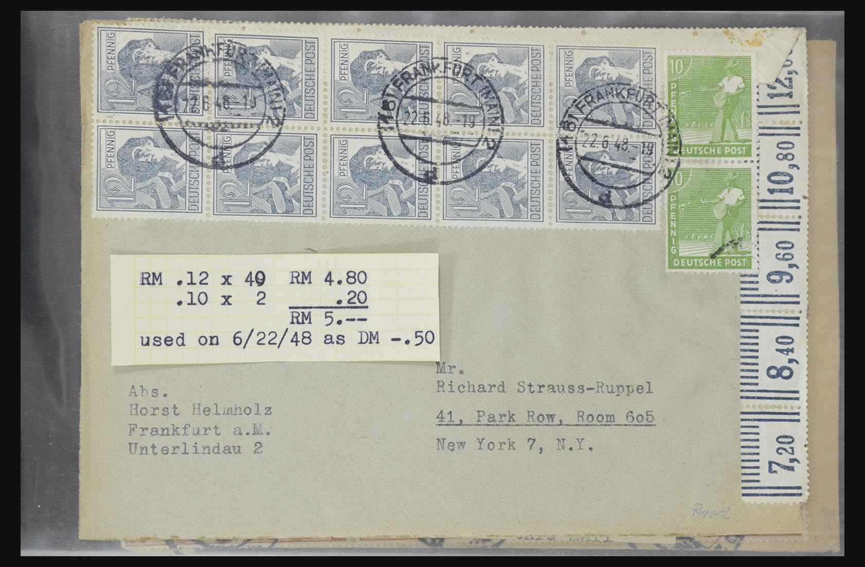 31581 020 - 31581 Germany covers and FDC's 1945-1981.