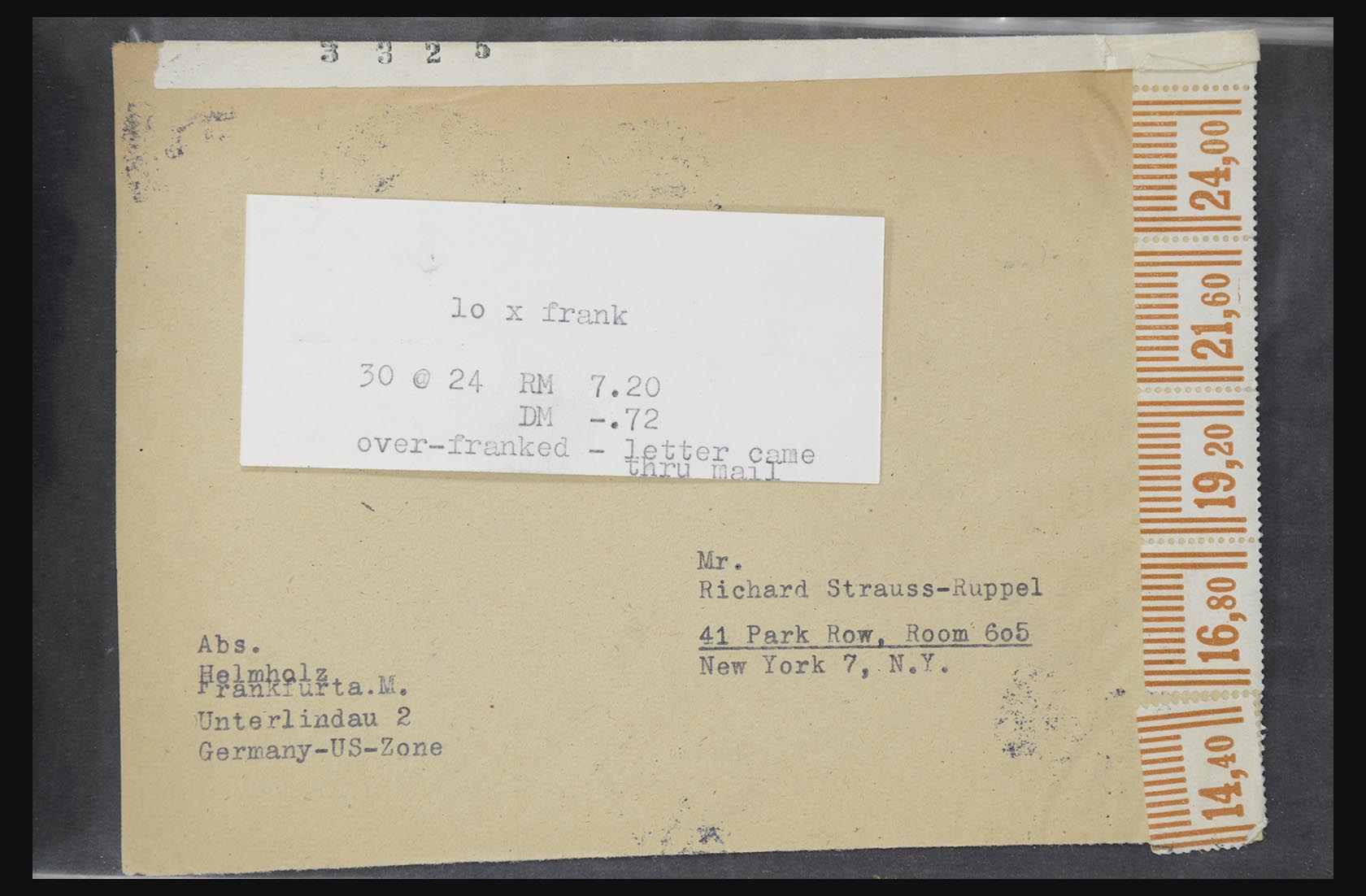 31581 022 - 31581 Duitsland brieven en FDC's 1945-1981.