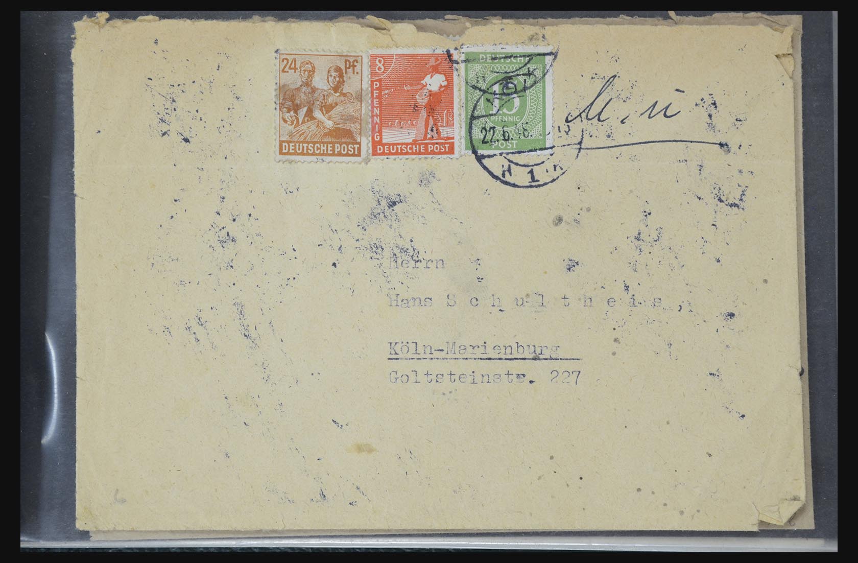 31581 031 - 31581 Duitsland brieven en FDC's 1945-1981.