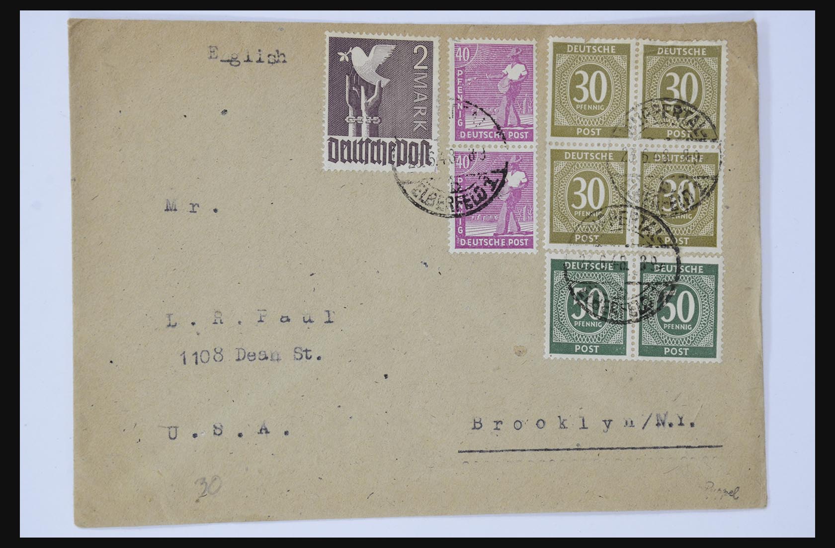 31581 035 - 31581 Germany covers and FDC's 1945-1981.
