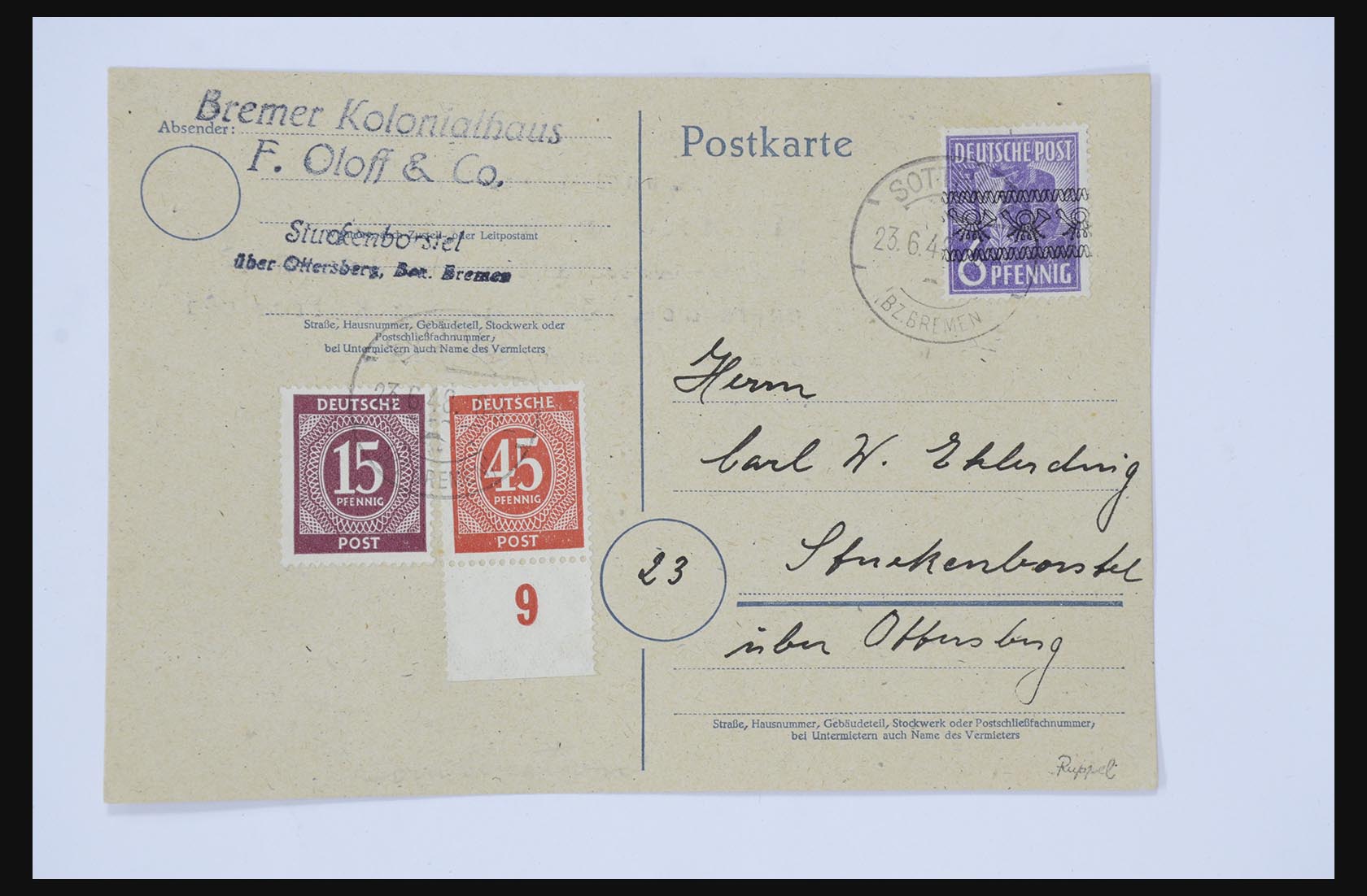31581 038 - 31581 Duitsland brieven en FDC's 1945-1981.