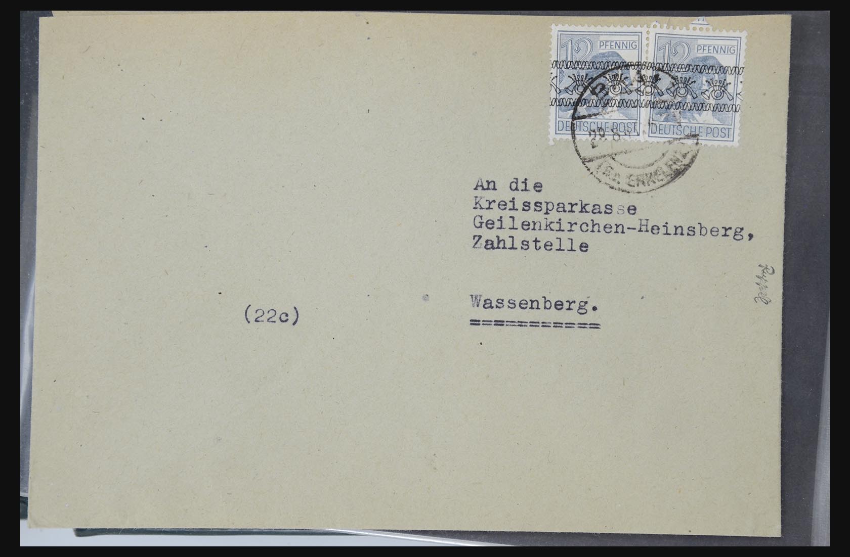 31581 047 - 31581 Germany covers and FDC's 1945-1981.
