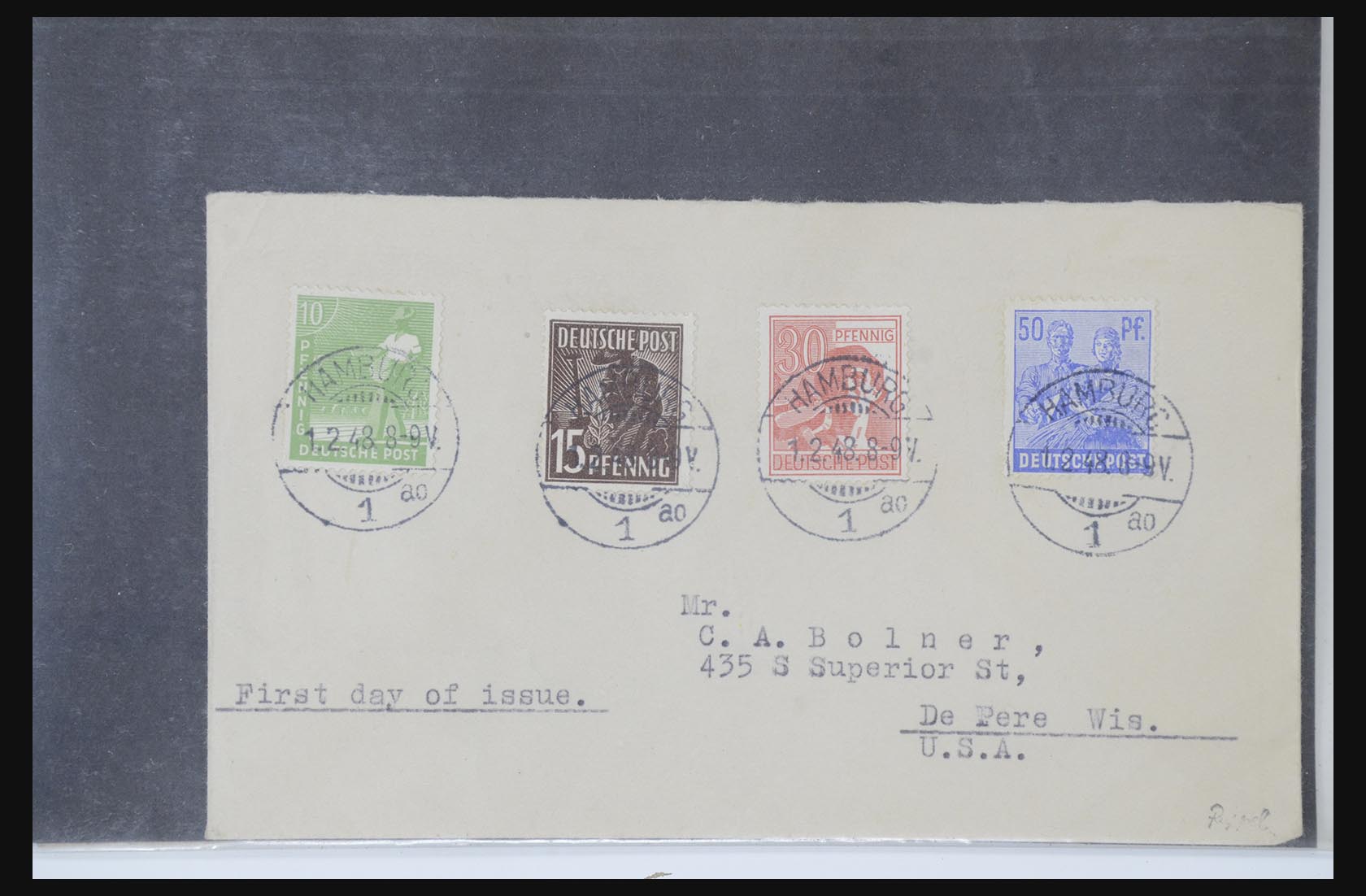 31581 057 - 31581 Duitsland brieven en FDC's 1945-1981.