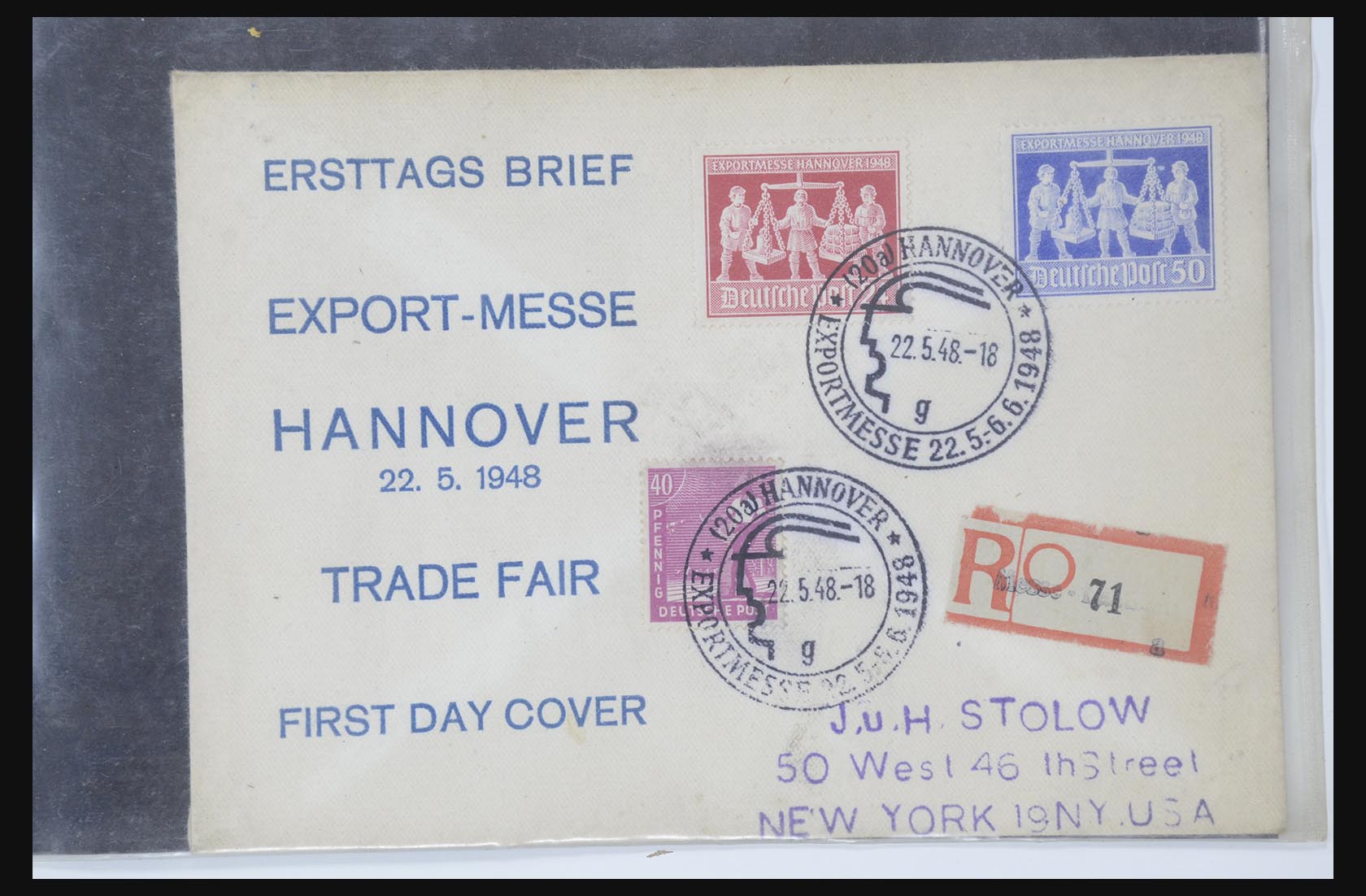 31581 059 - 31581 Germany covers and FDC's 1945-1981.