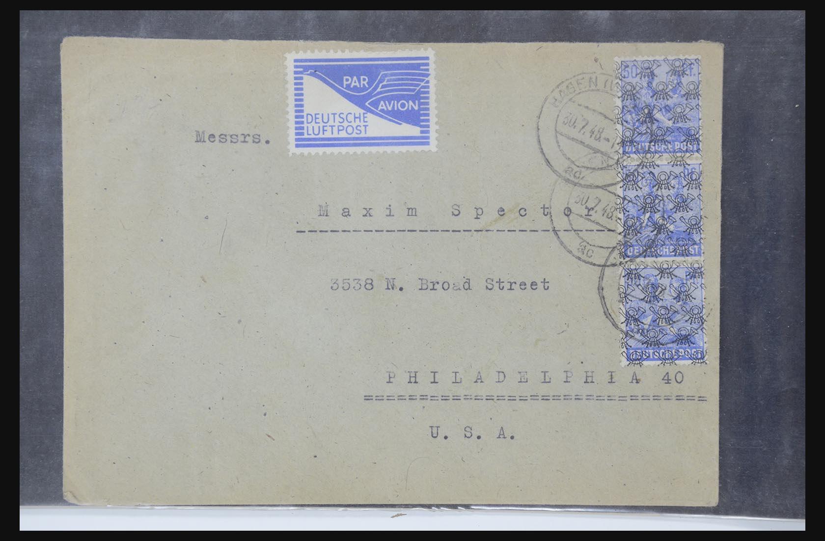 31581 060 - 31581 Duitsland brieven en FDC's 1945-1981.