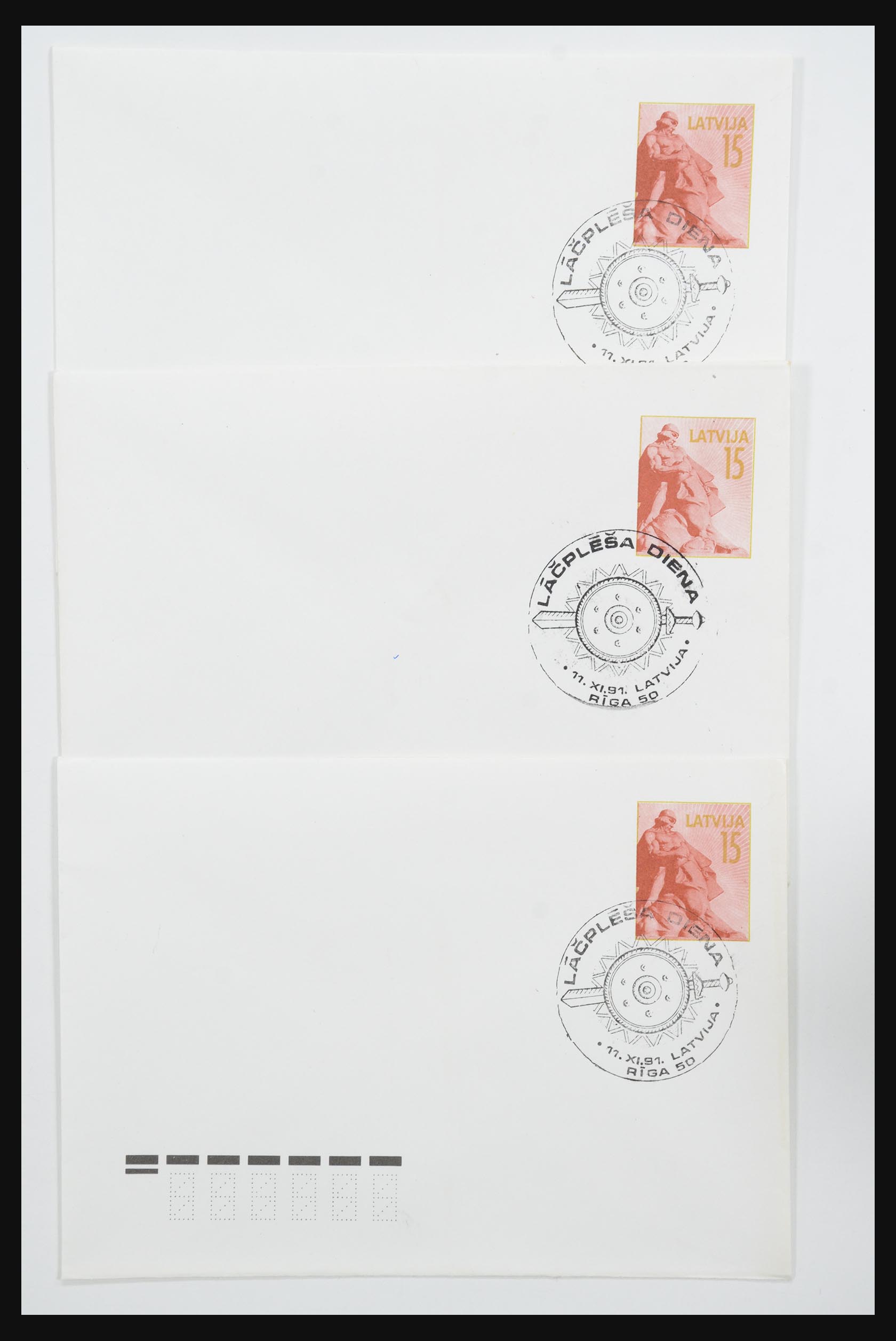 31584 067 - 31584 Latvia covers/FDC's and postal stationeries 1990-1992.