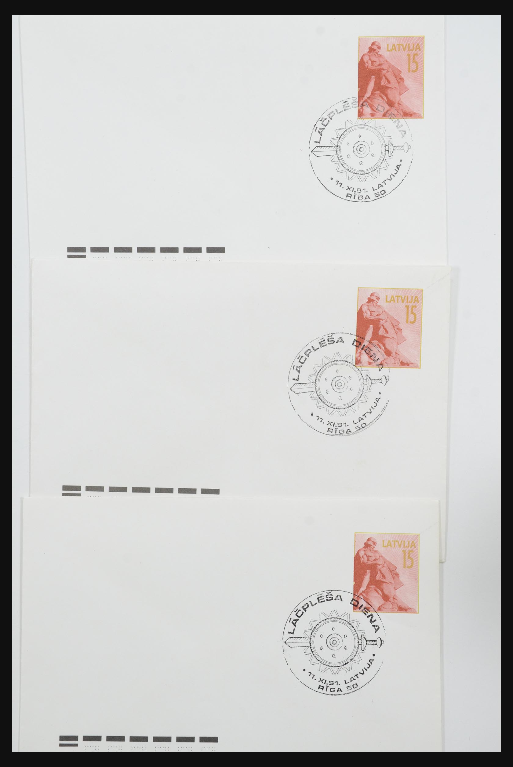 31584 068 - 31584 Latvia covers/FDC's and postal stationeries 1990-1992.