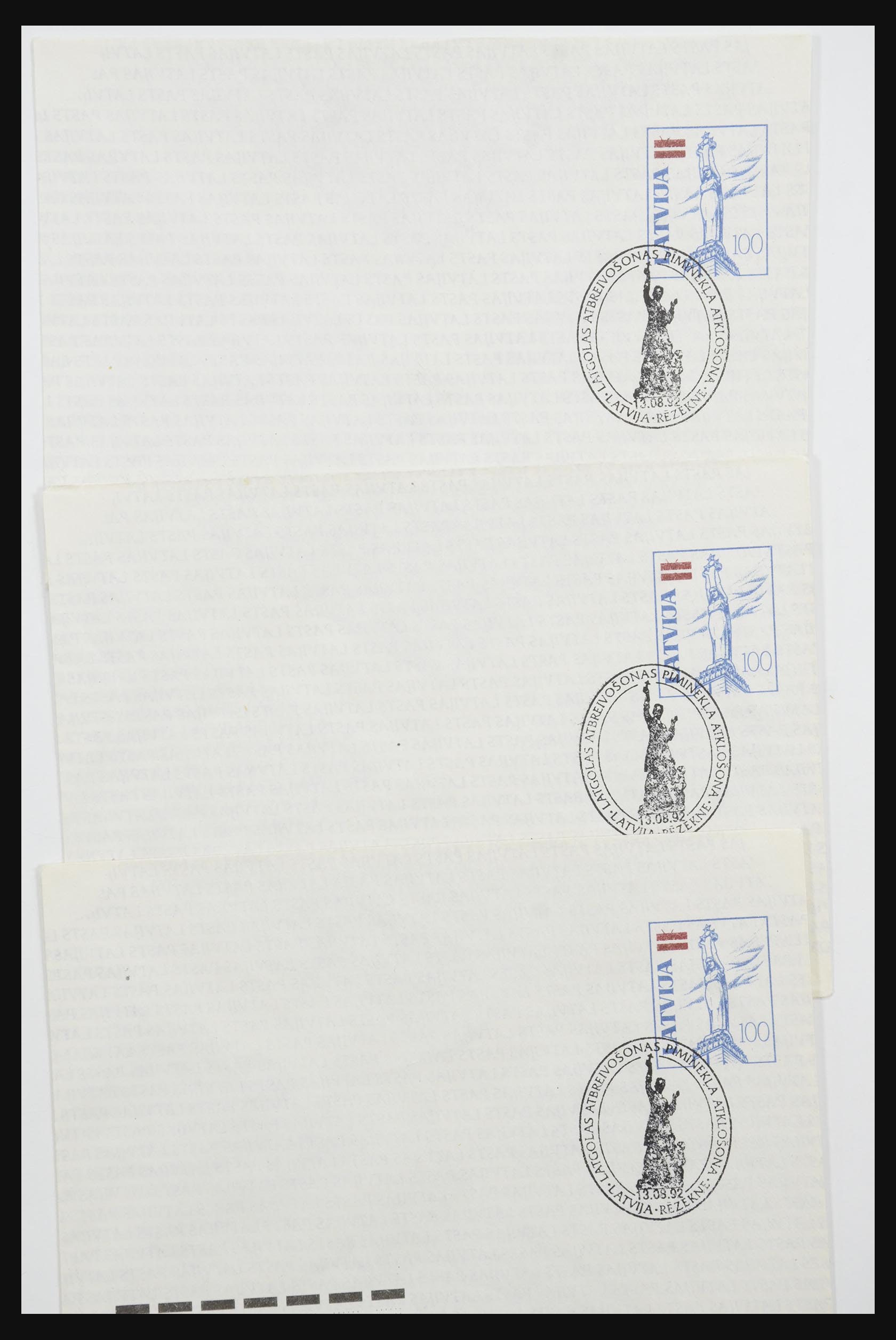 31584 139 - 31584 Latvia covers/FDC's and postal stationeries 1990-1992.