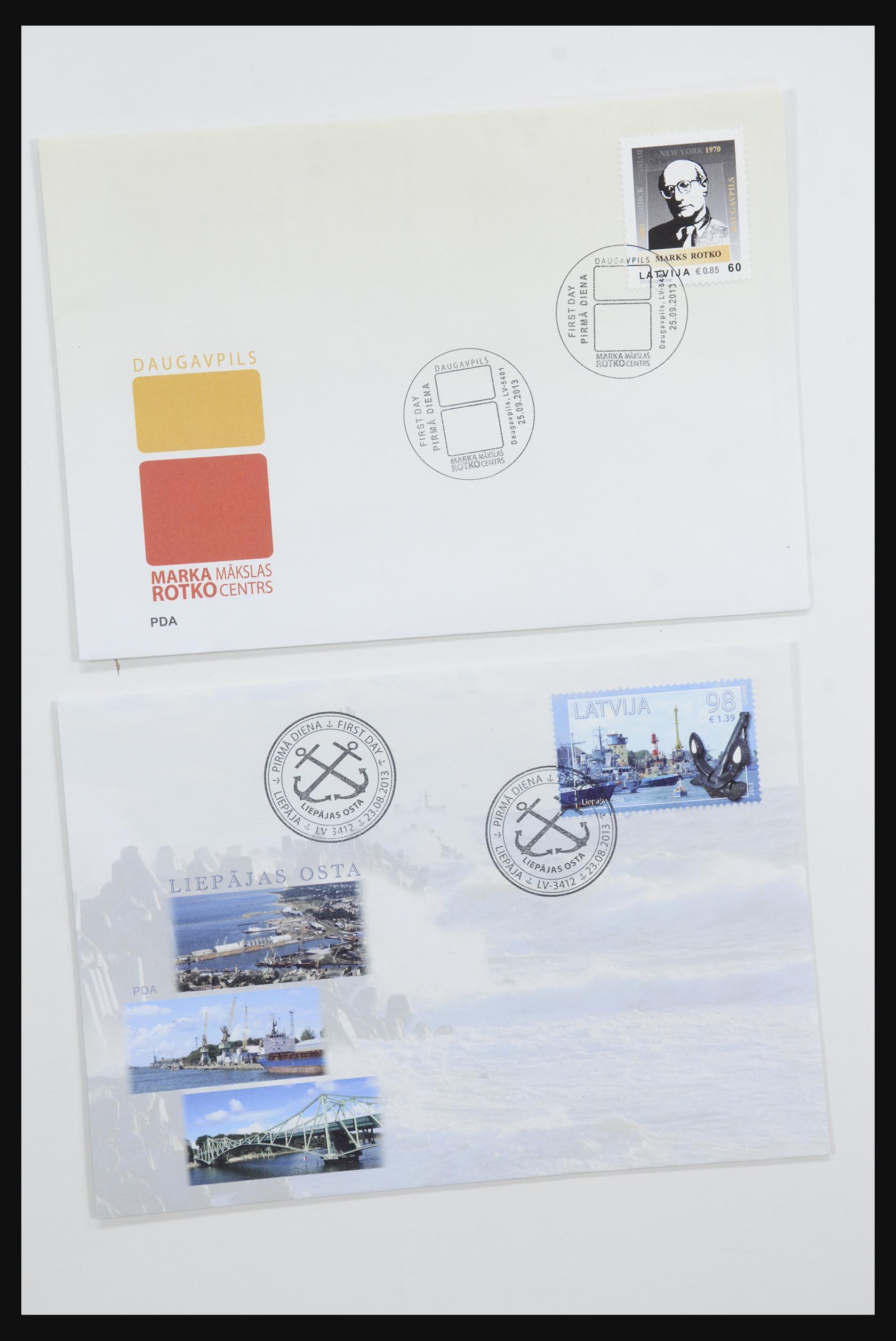 31584 622 - 31584 Letland brieven/FDC's en postwaardestukken 1990-1992.