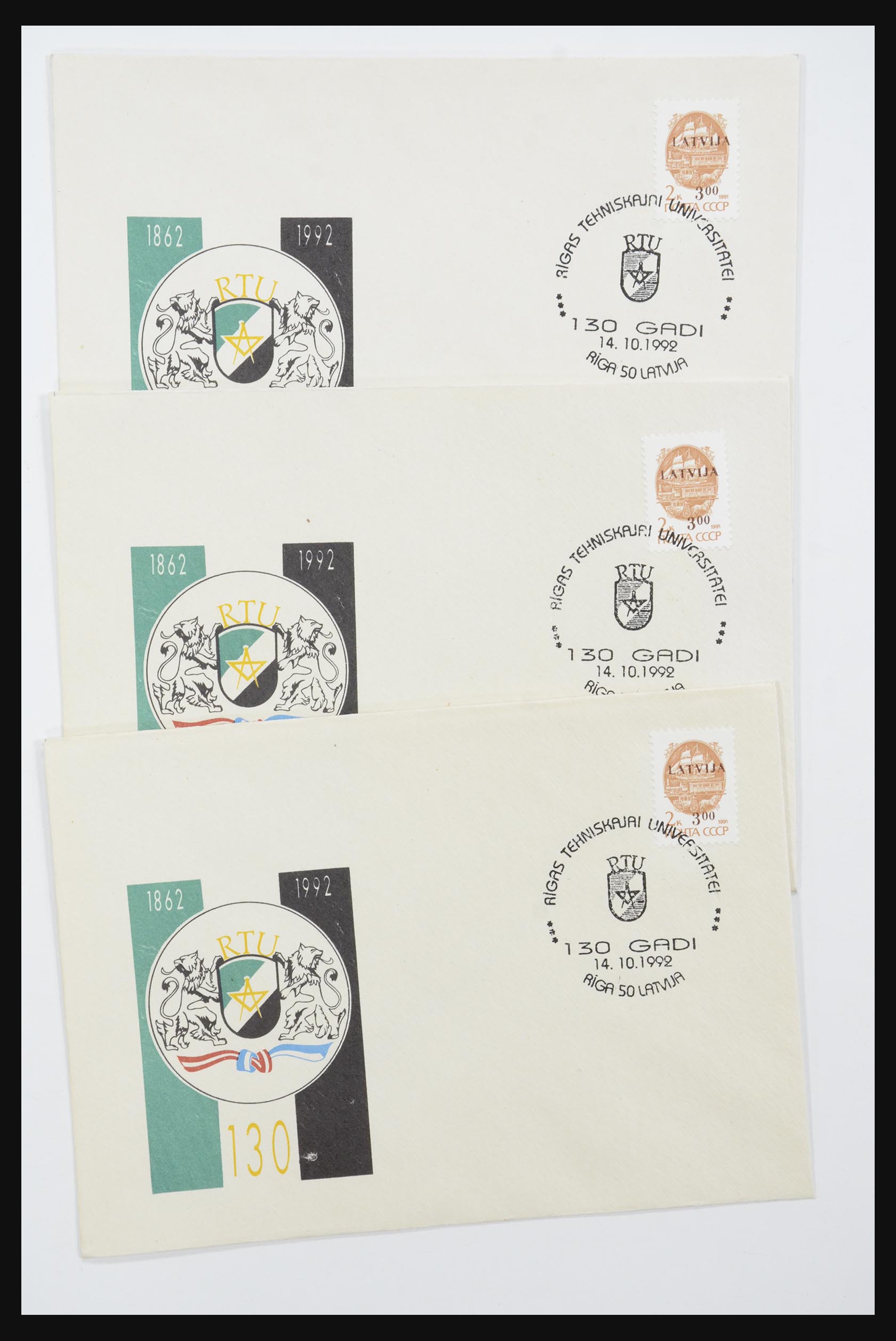 31584 624 - 31584 Letland brieven/FDC's en postwaardestukken 1990-1992.