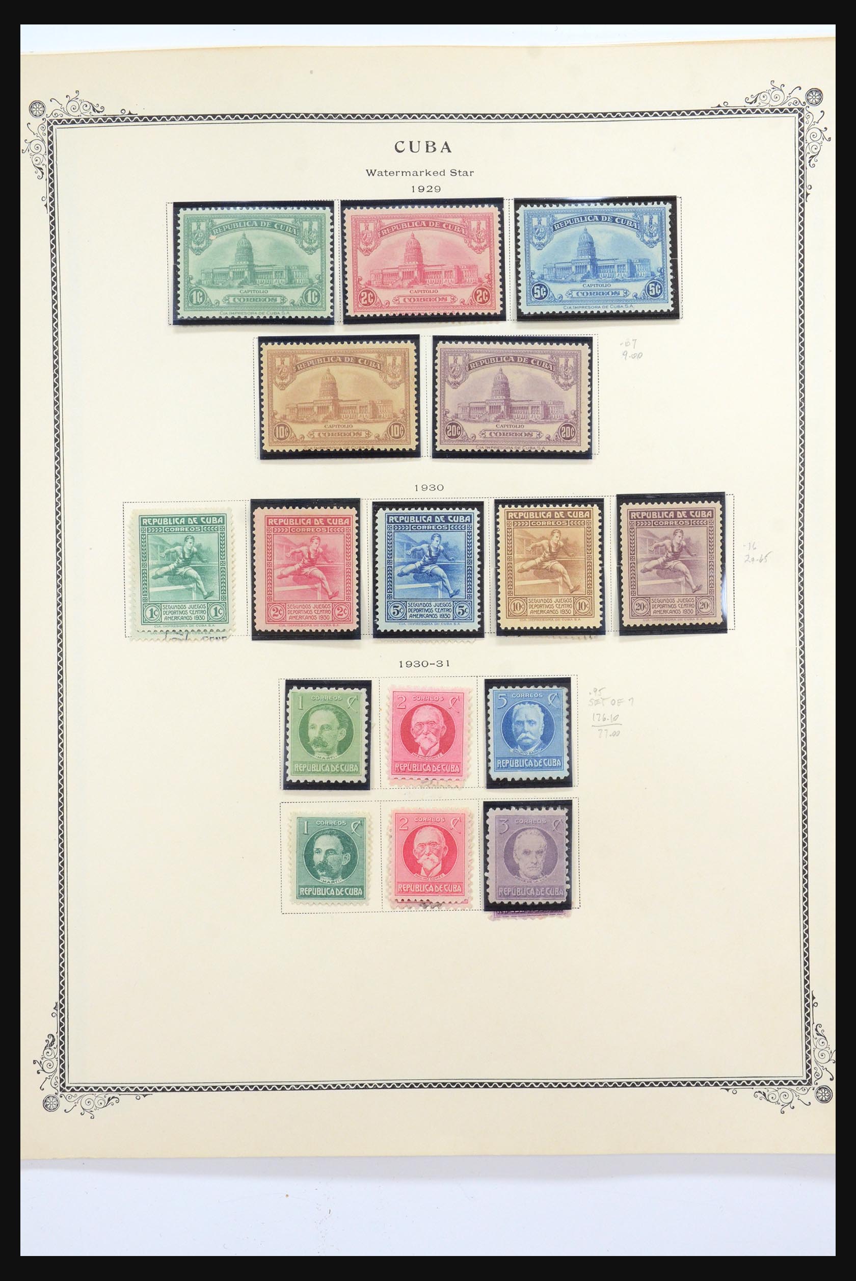 31593 012 - 31593 Cuba 1855-1960 en Dominicaanse Republiek 1870-1986.