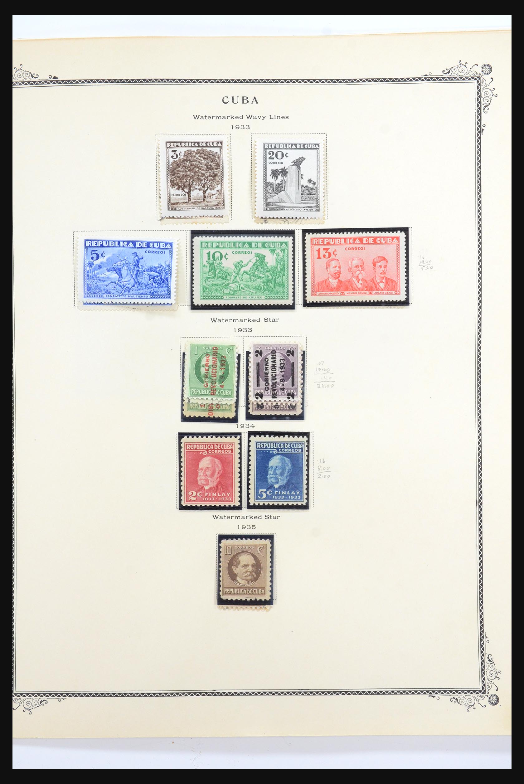 31593 014 - 31593 Cuba 1855-1960 en Dominicaanse Republiek 1870-1986.