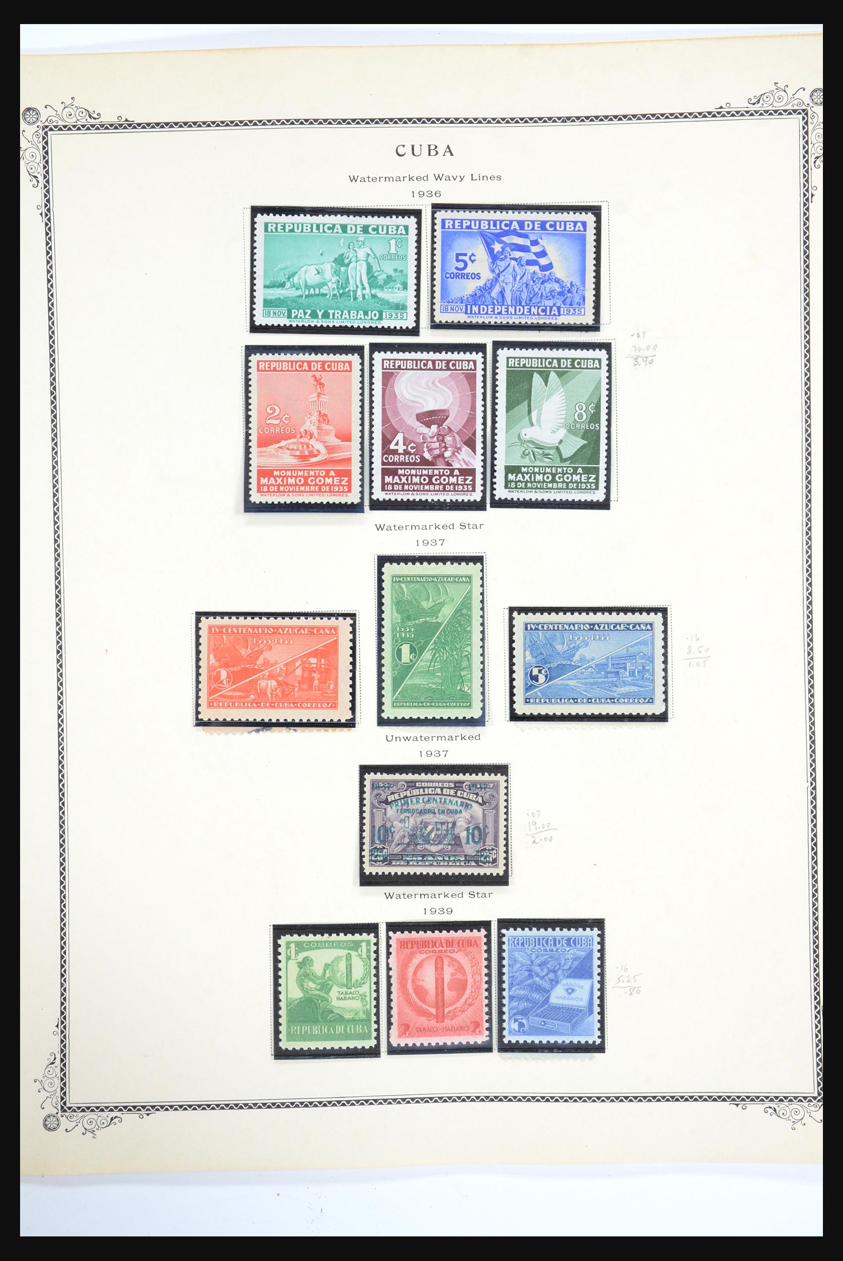 31593 017 - 31593 Cuba 1855-1960 en Dominicaanse Republiek 1870-1986.