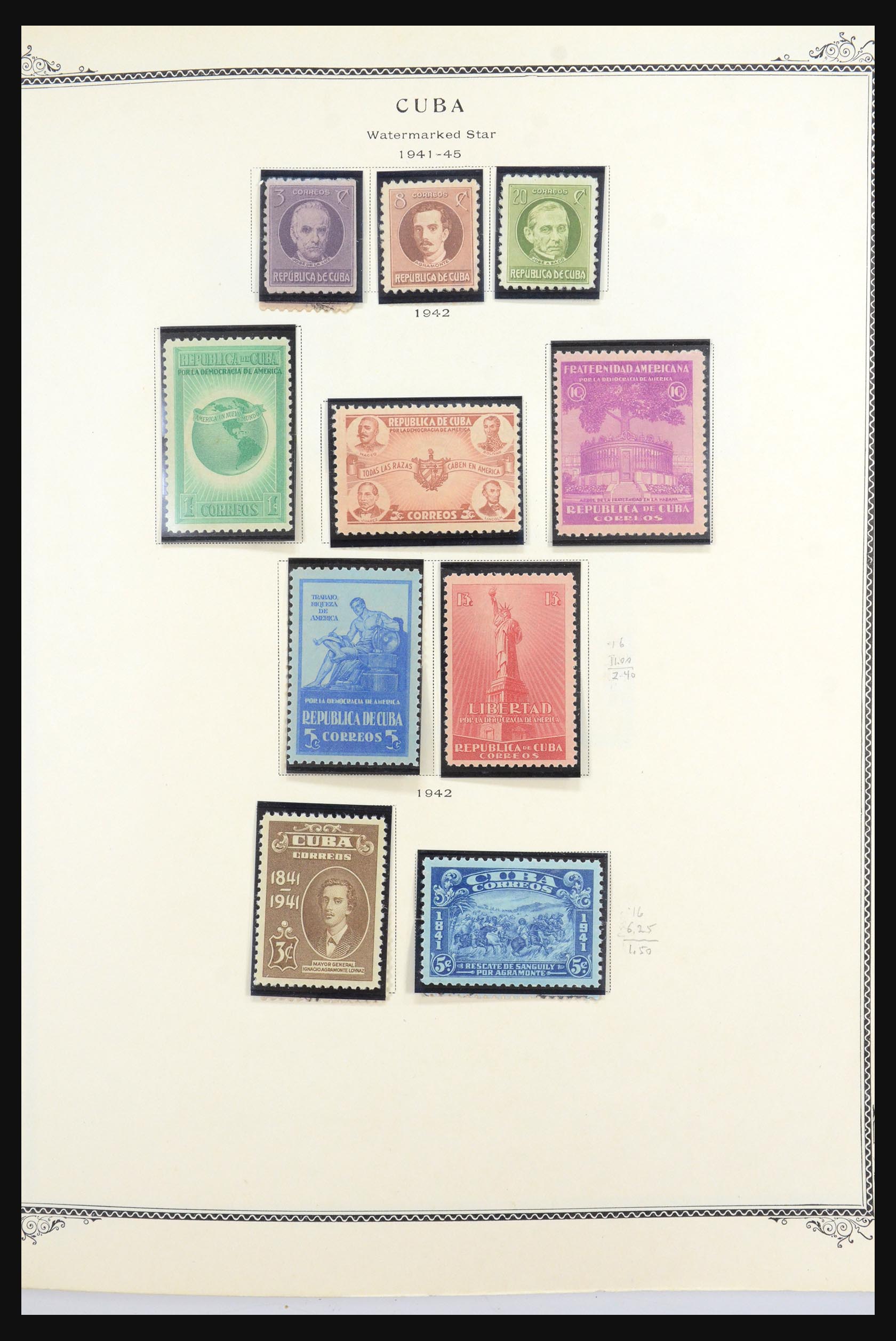 31593 024 - 31593 Cuba 1855-1960 en Dominicaanse Republiek 1870-1986.