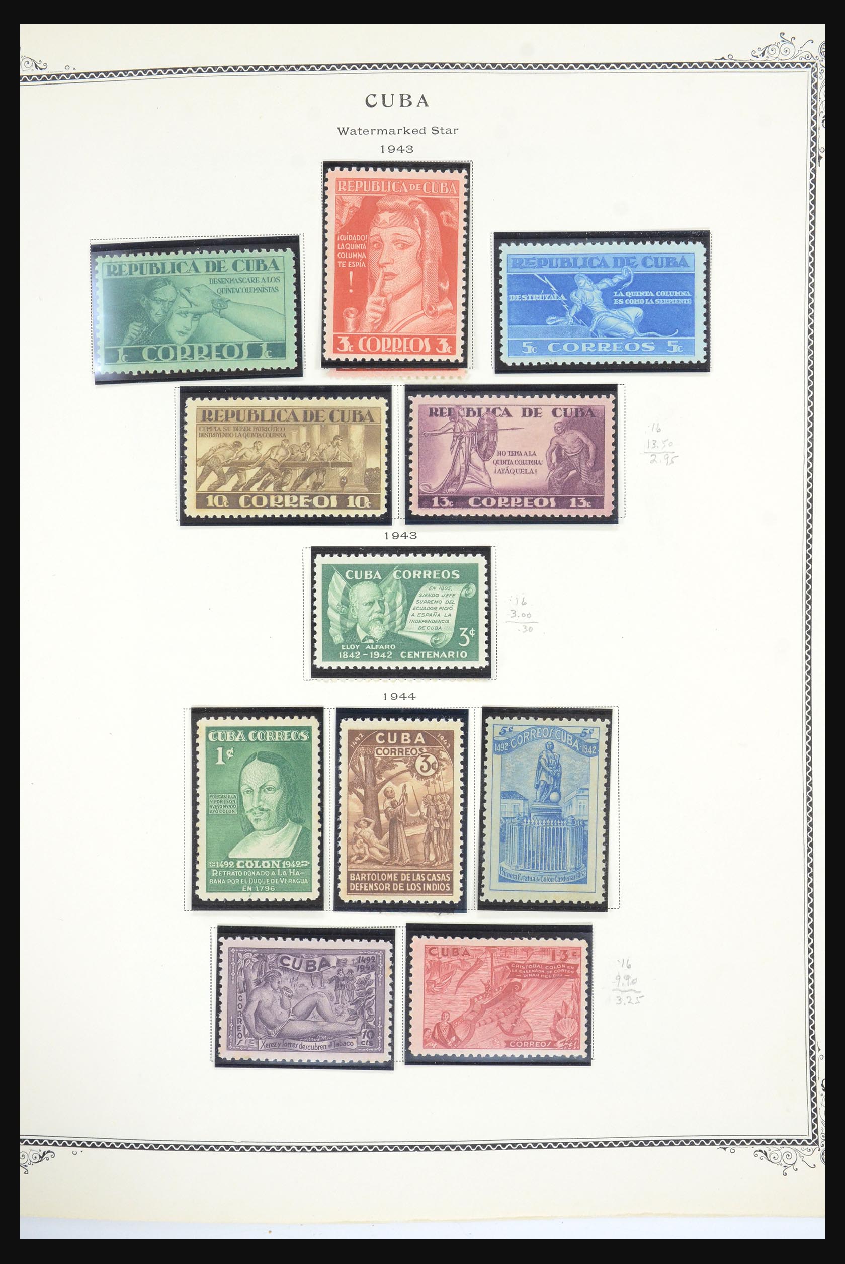 31593 026 - 31593 Cuba 1855-1960 en Dominicaanse Republiek 1870-1986.