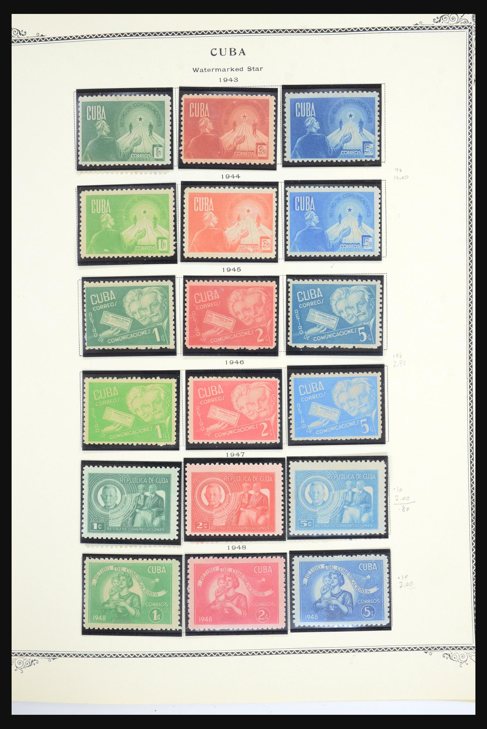 31593 027 - 31593 Cuba 1855-1960 en Dominicaanse Republiek 1870-1986.