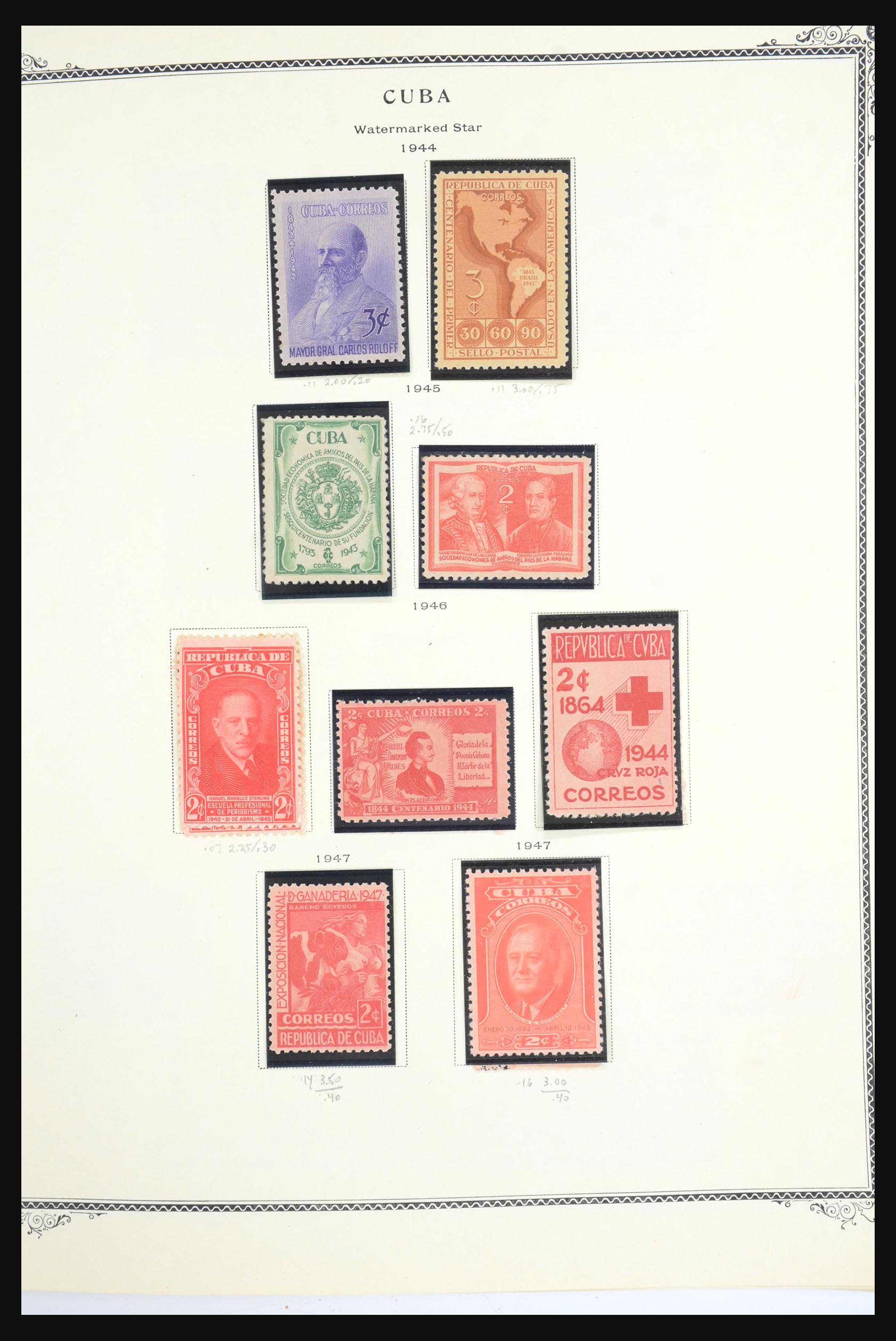 31593 028 - 31593 Cuba 1855-1960 en Dominicaanse Republiek 1870-1986.