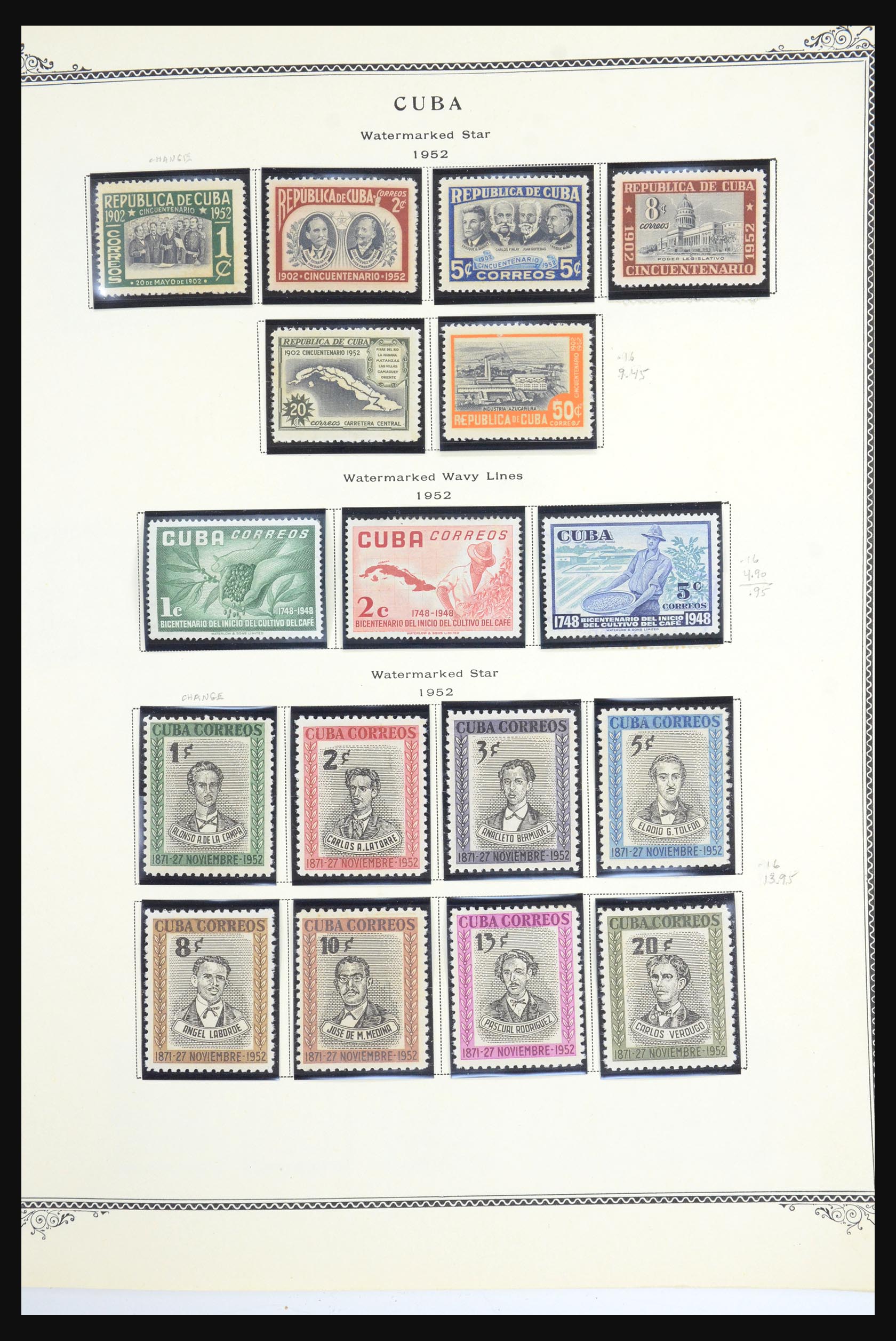 31593 033 - 31593 Cuba 1855-1960 and Dominican Republic 1870-1986.