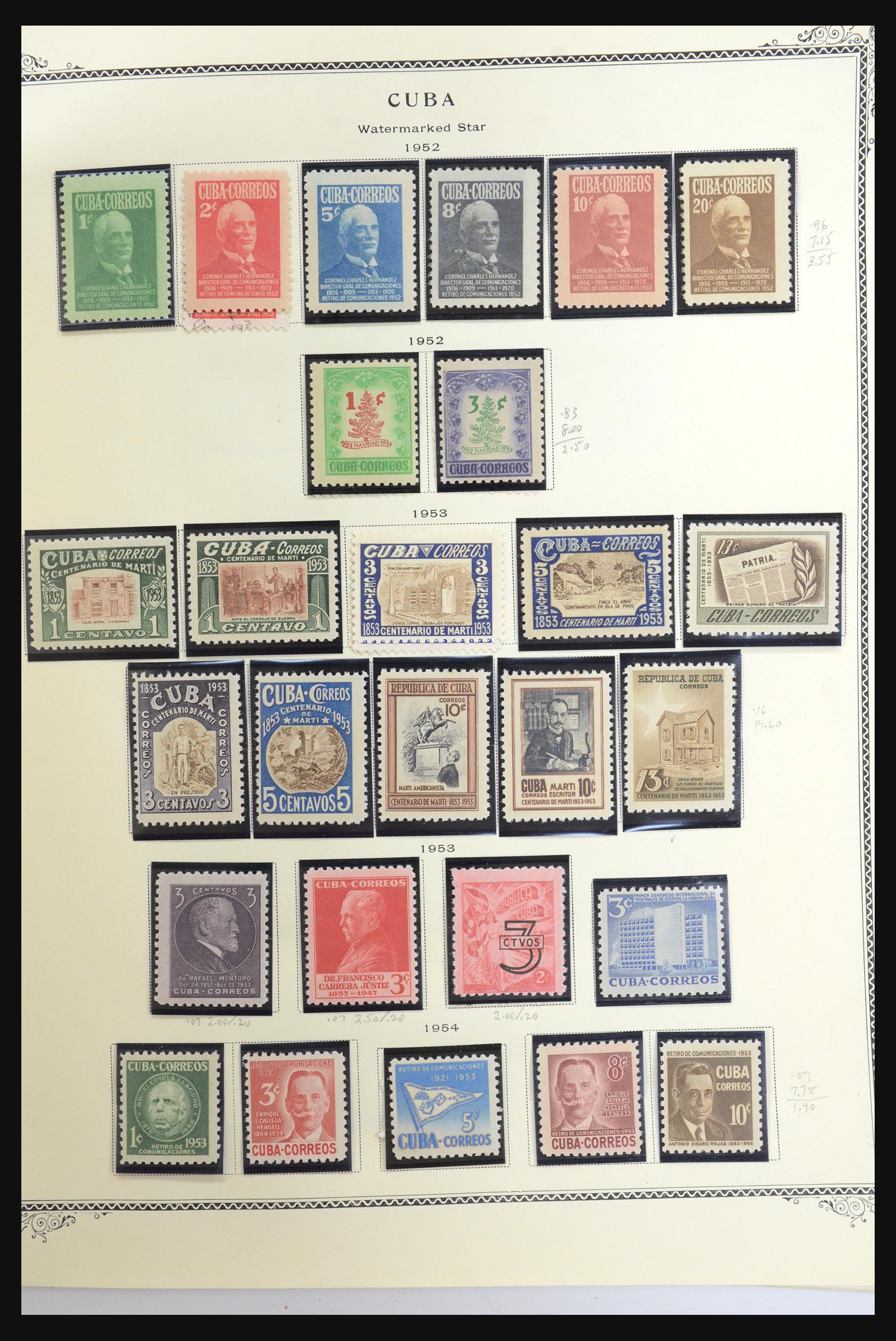 31593 034 - 31593 Cuba 1855-1960 en Dominicaanse Republiek 1870-1986.