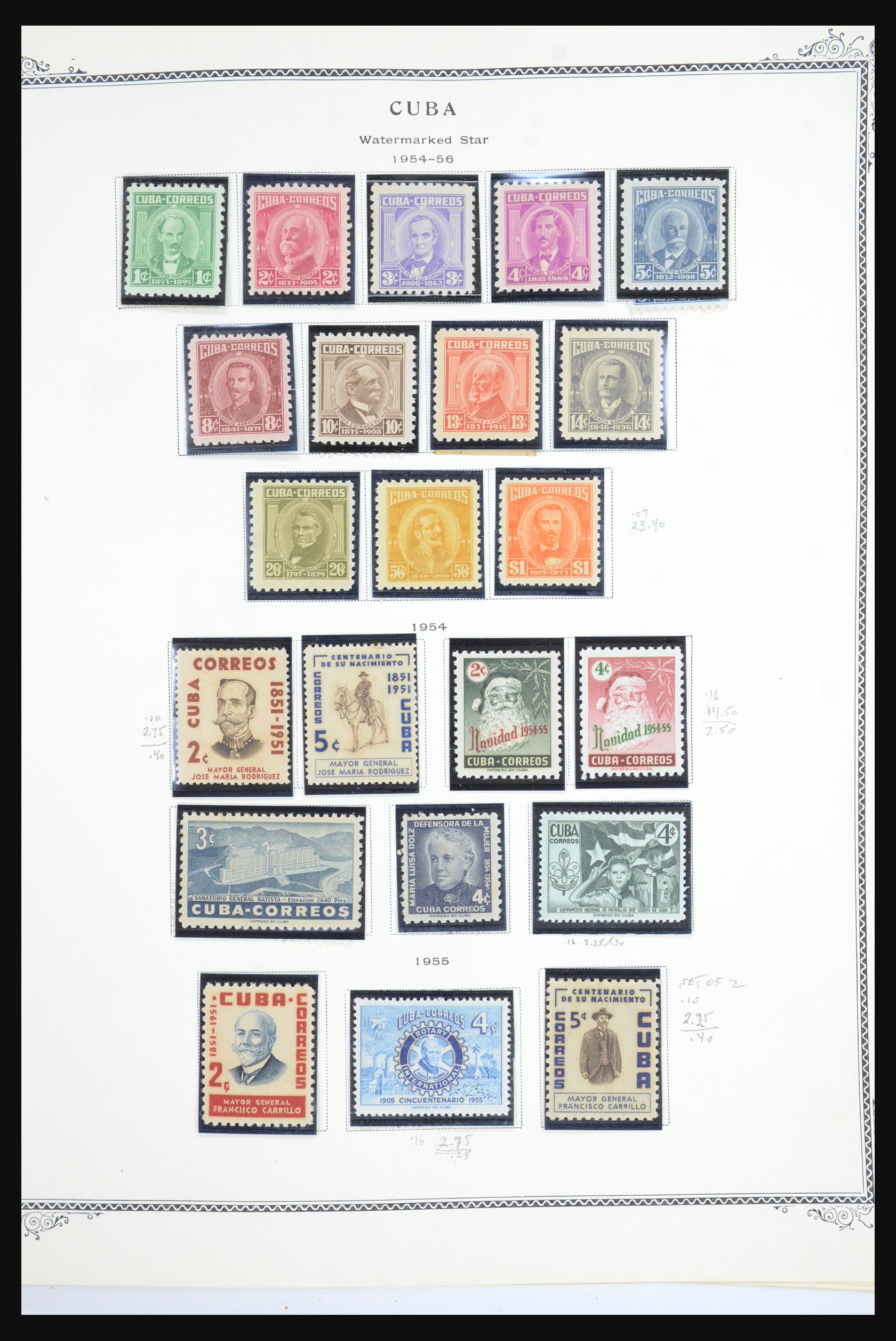 31593 035 - 31593 Cuba 1855-1960 en Dominicaanse Republiek 1870-1986.