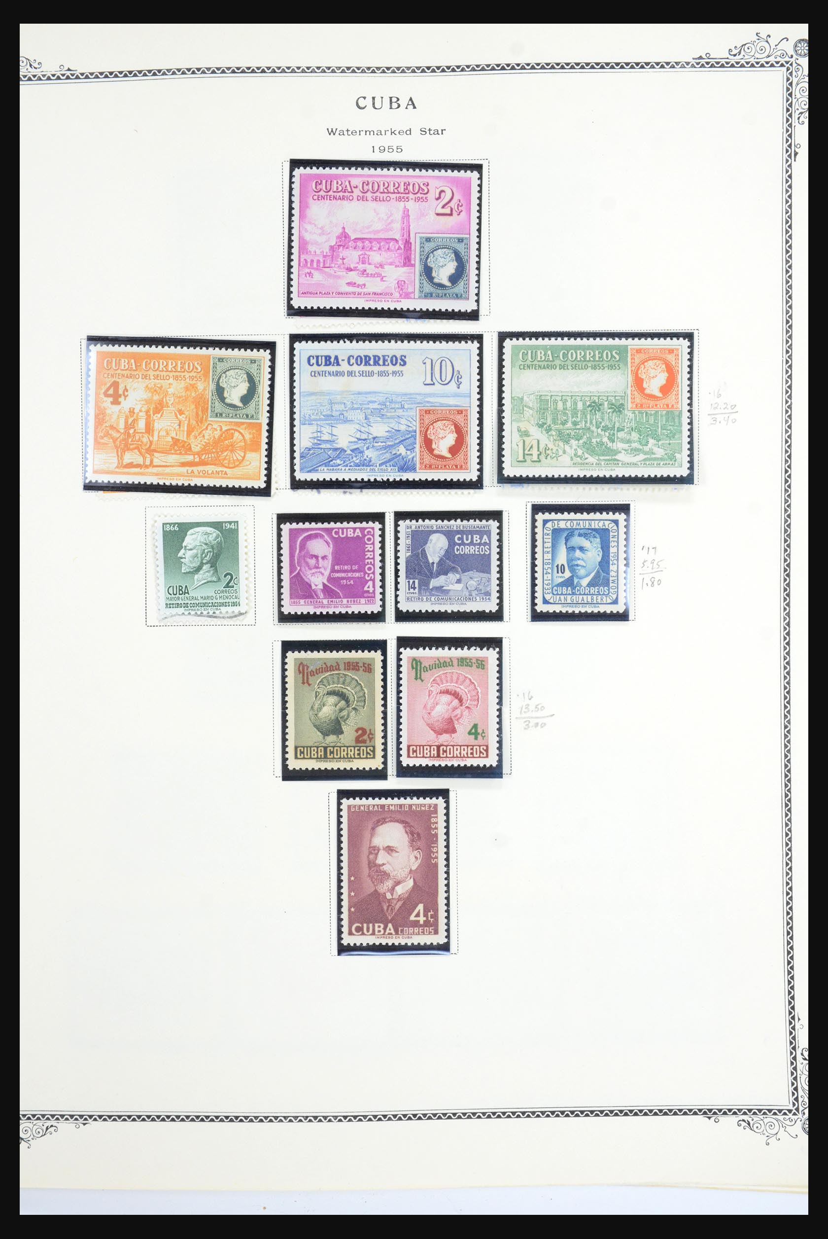 31593 036 - 31593 Cuba 1855-1960 en Dominicaanse Republiek 1870-1986.