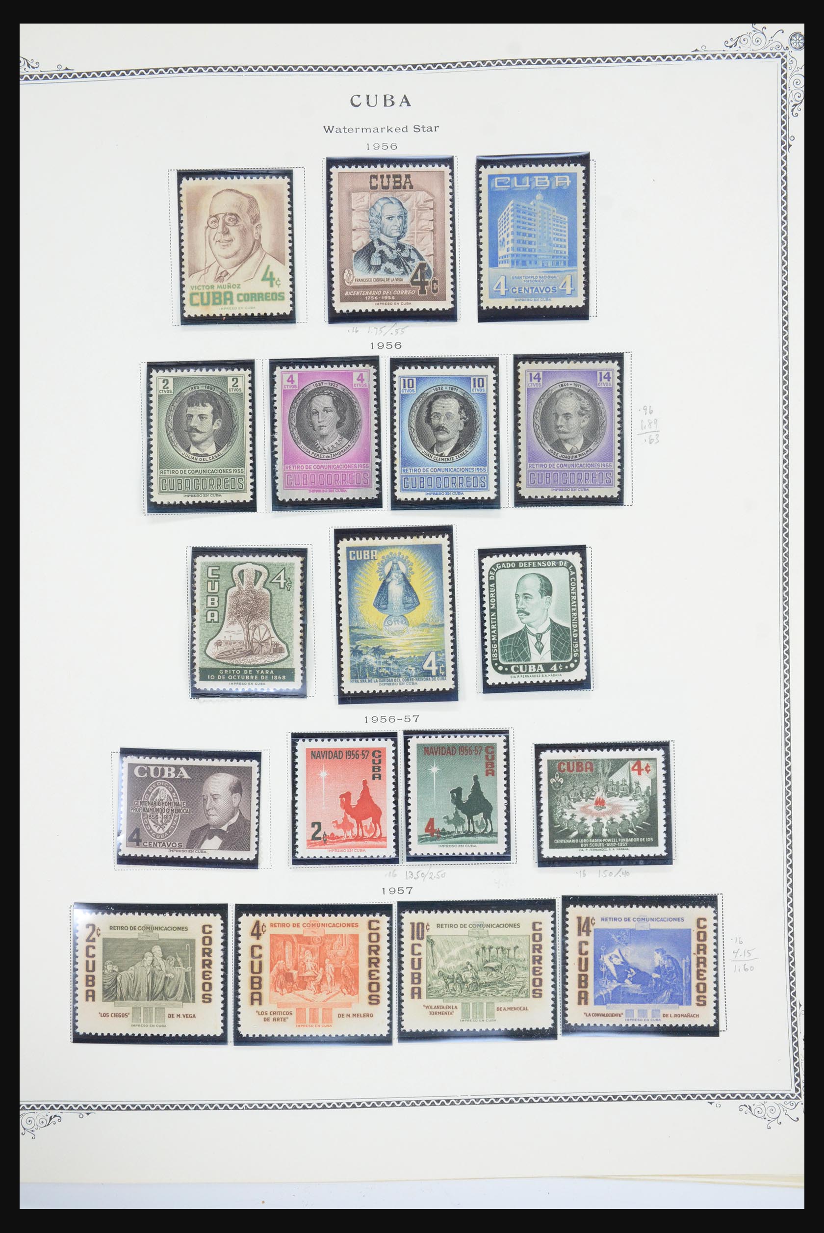 31593 037 - 31593 Cuba 1855-1960 en Dominicaanse Republiek 1870-1986.